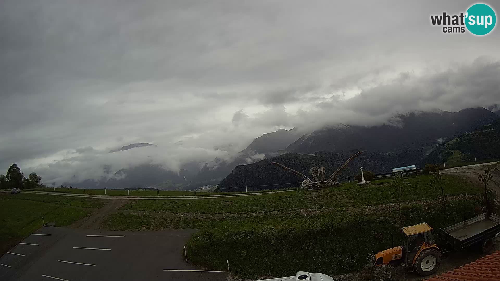Tourist farm Široko webcam Most na Soči