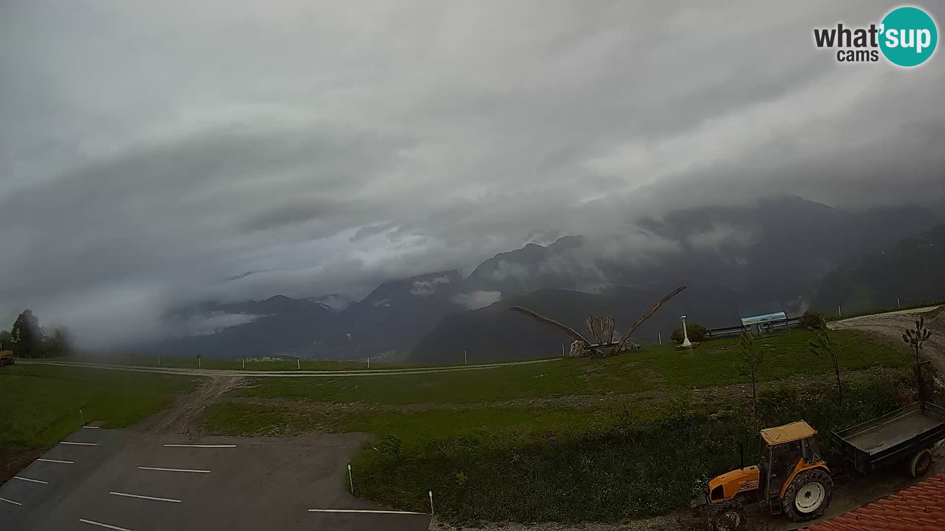 Ferme touristique Široko Livecam Most na Soči