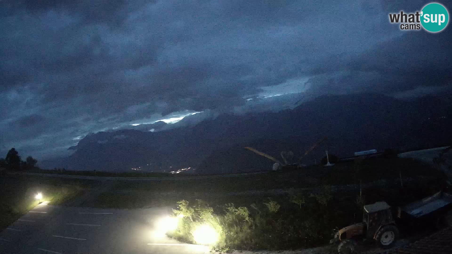 Fattoria agrituristica Široko webcam Most na Soči