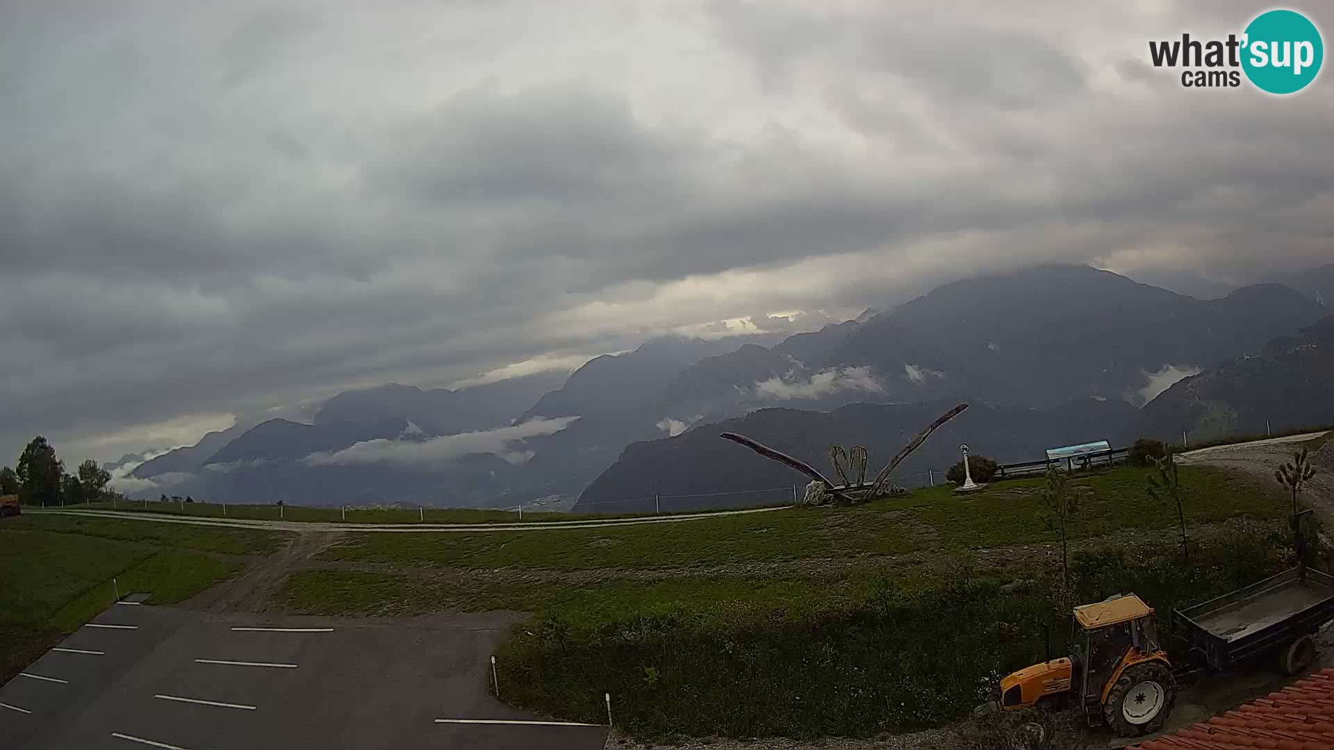 Fattoria agrituristica Široko webcam Most na Soči