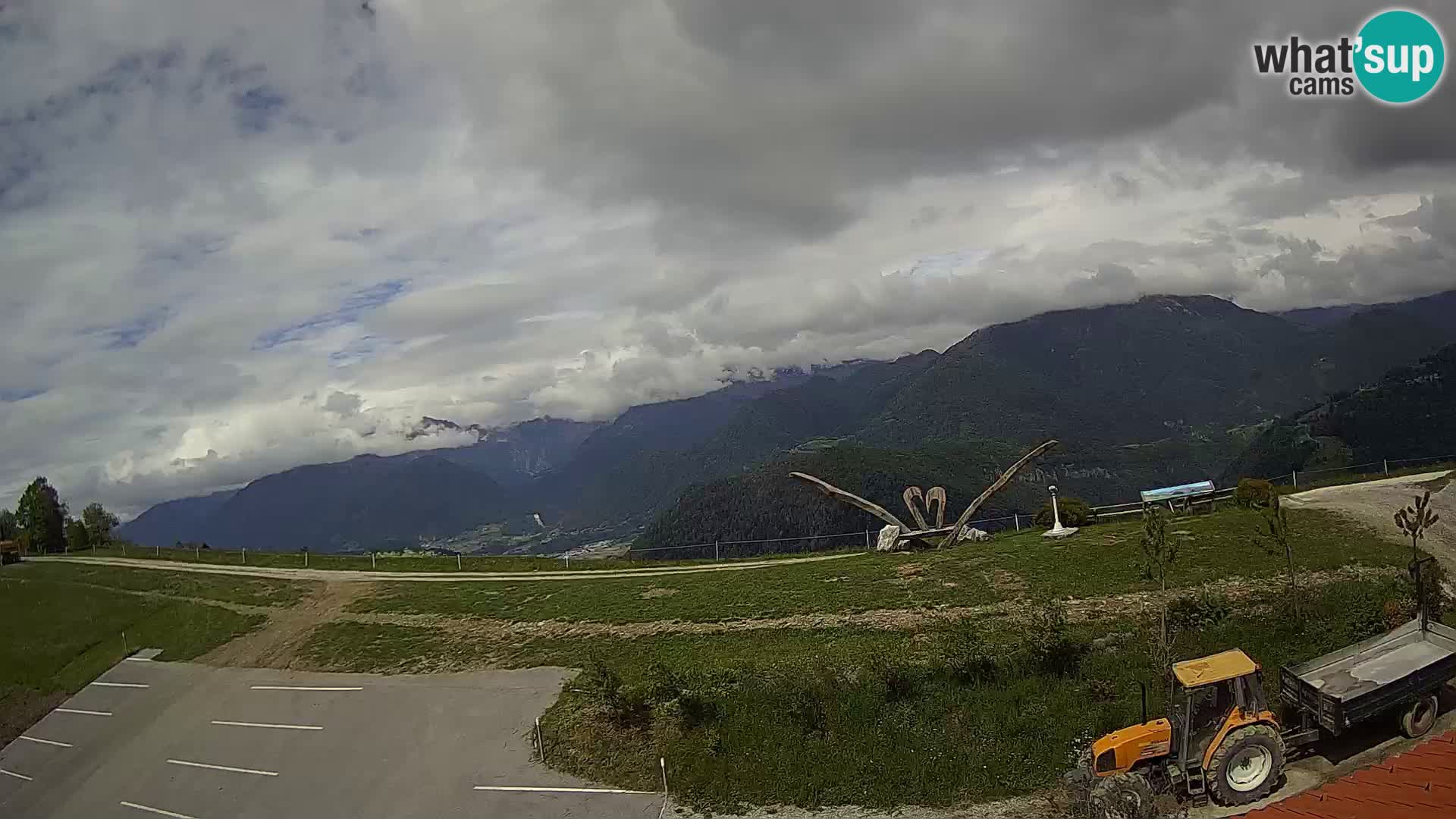 Fattoria agrituristica Široko webcam Most na Soči