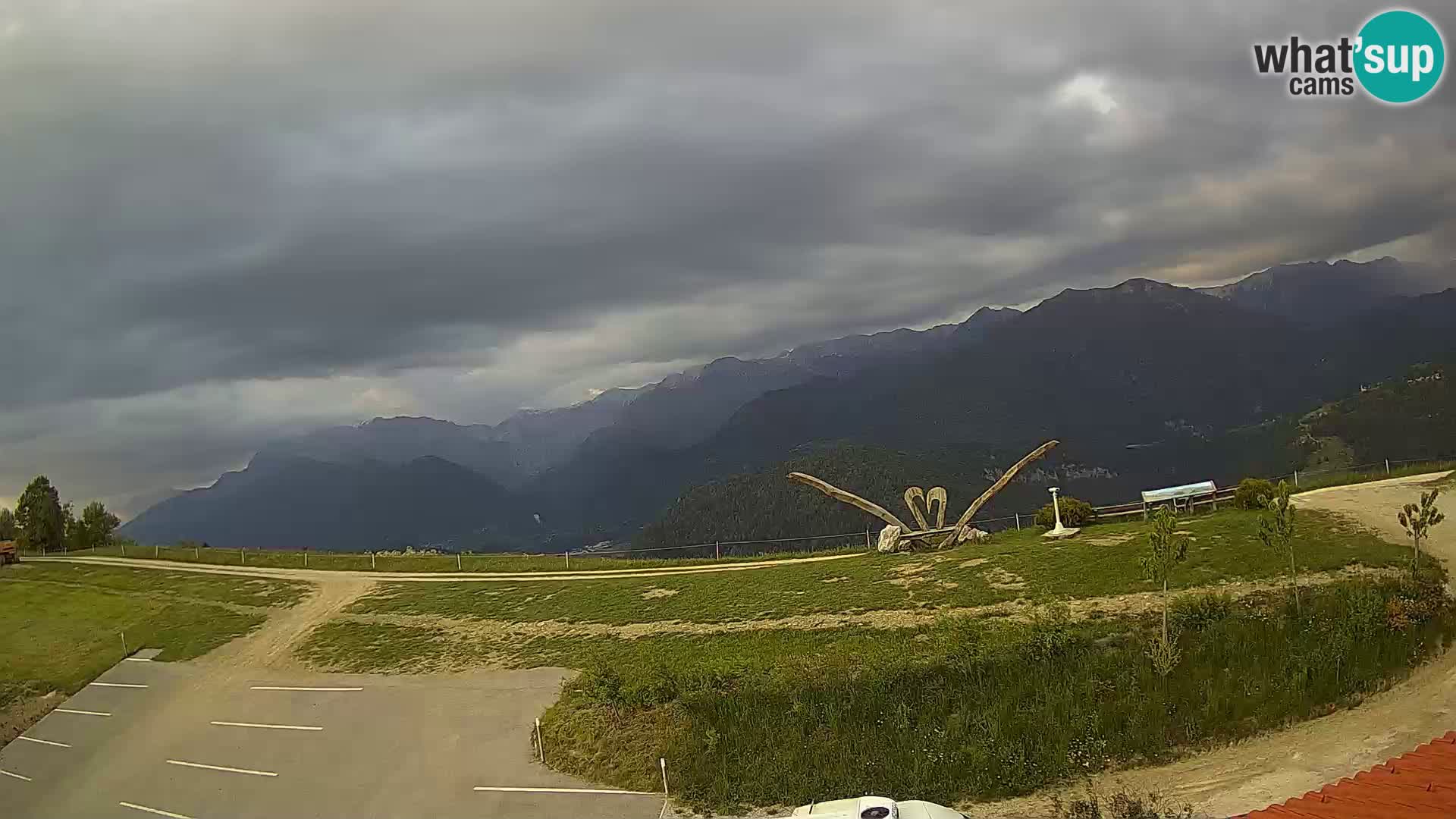 Fattoria agrituristica Široko webcam Most na Soči