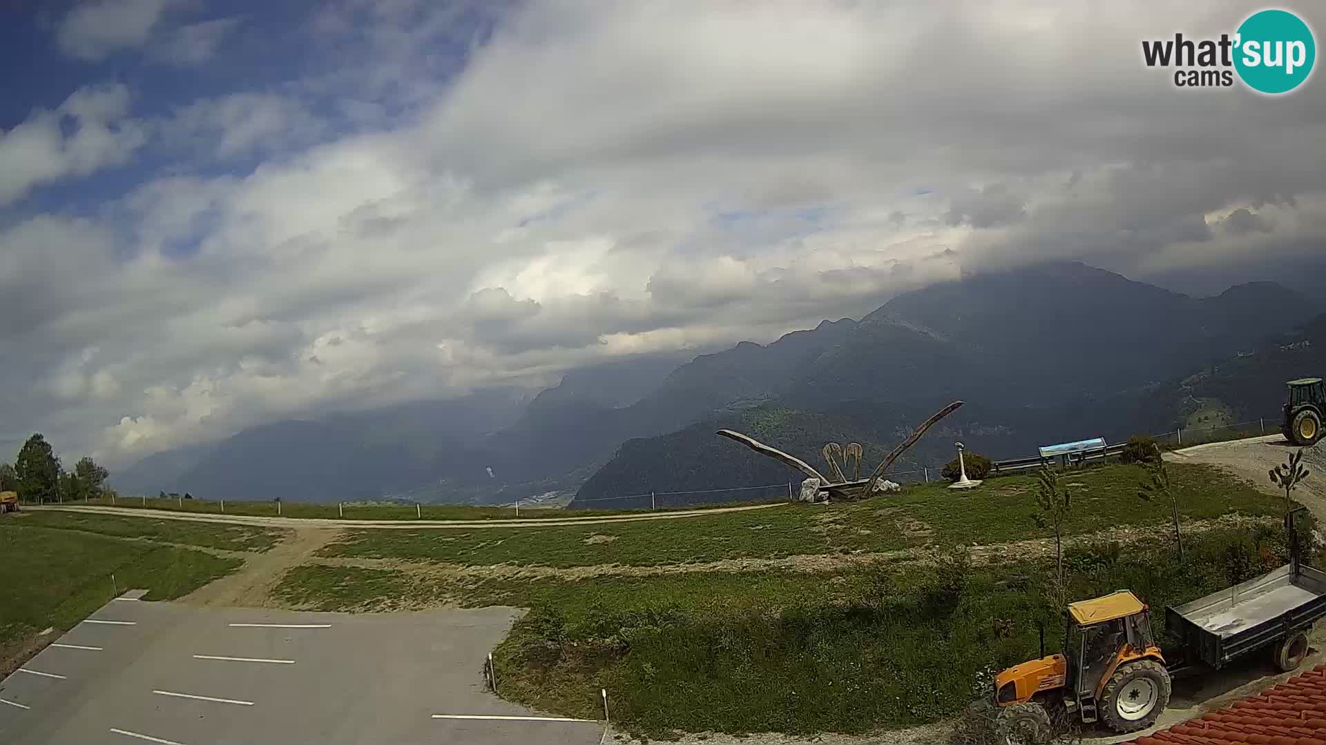 Fattoria agrituristica Široko webcam Most na Soči