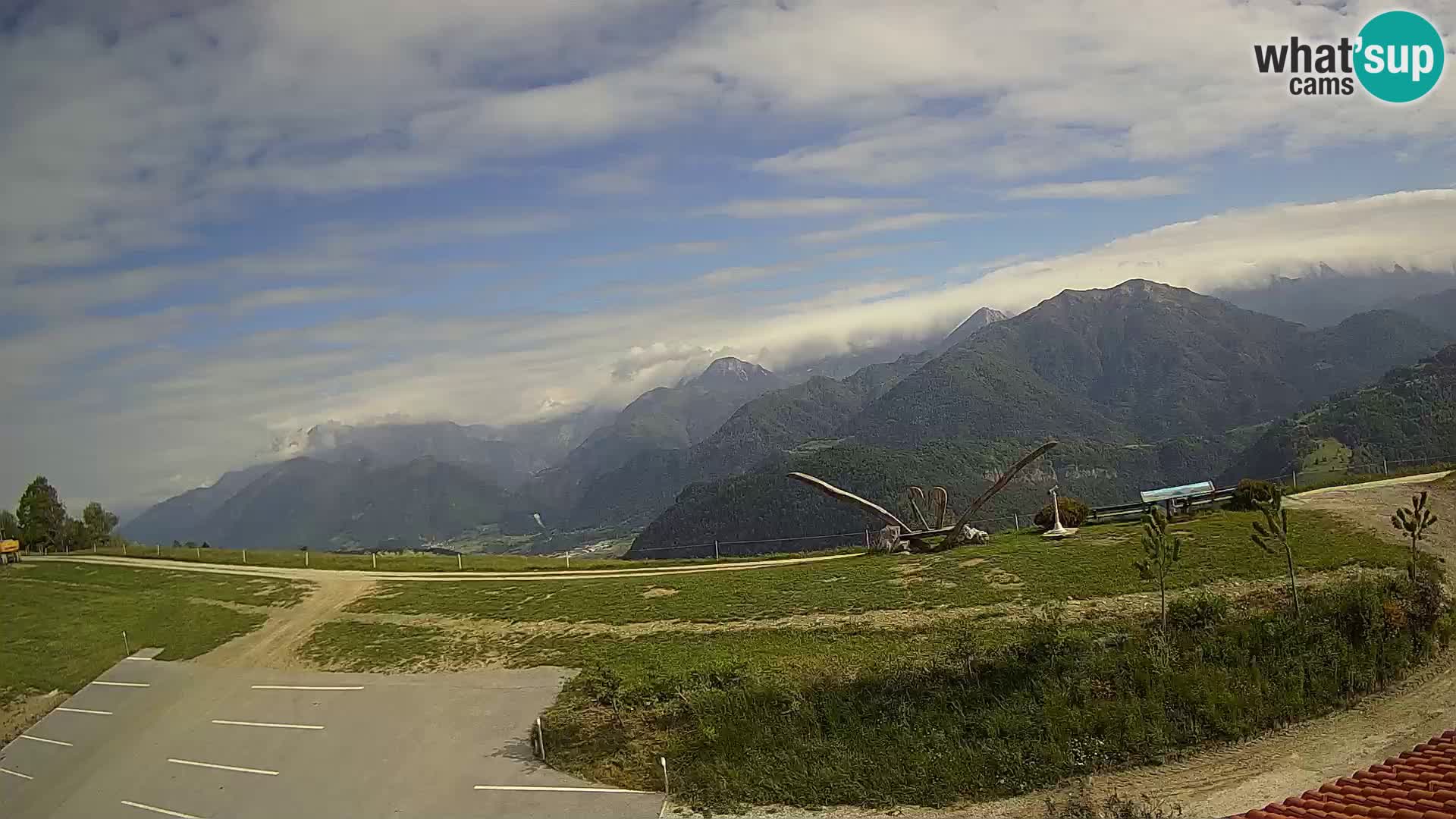 Fattoria agrituristica Široko webcam Most na Soči