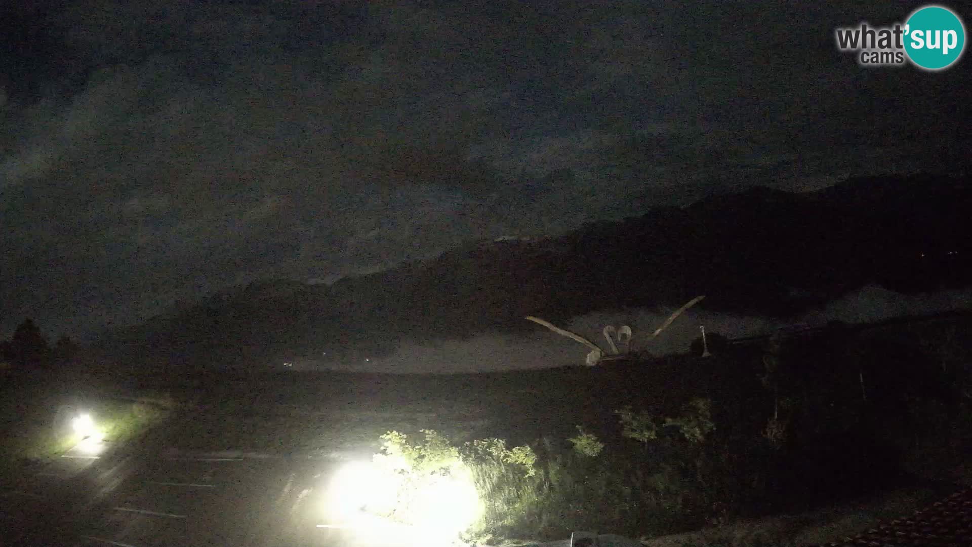 Fattoria agrituristica Široko webcam Most na Soči