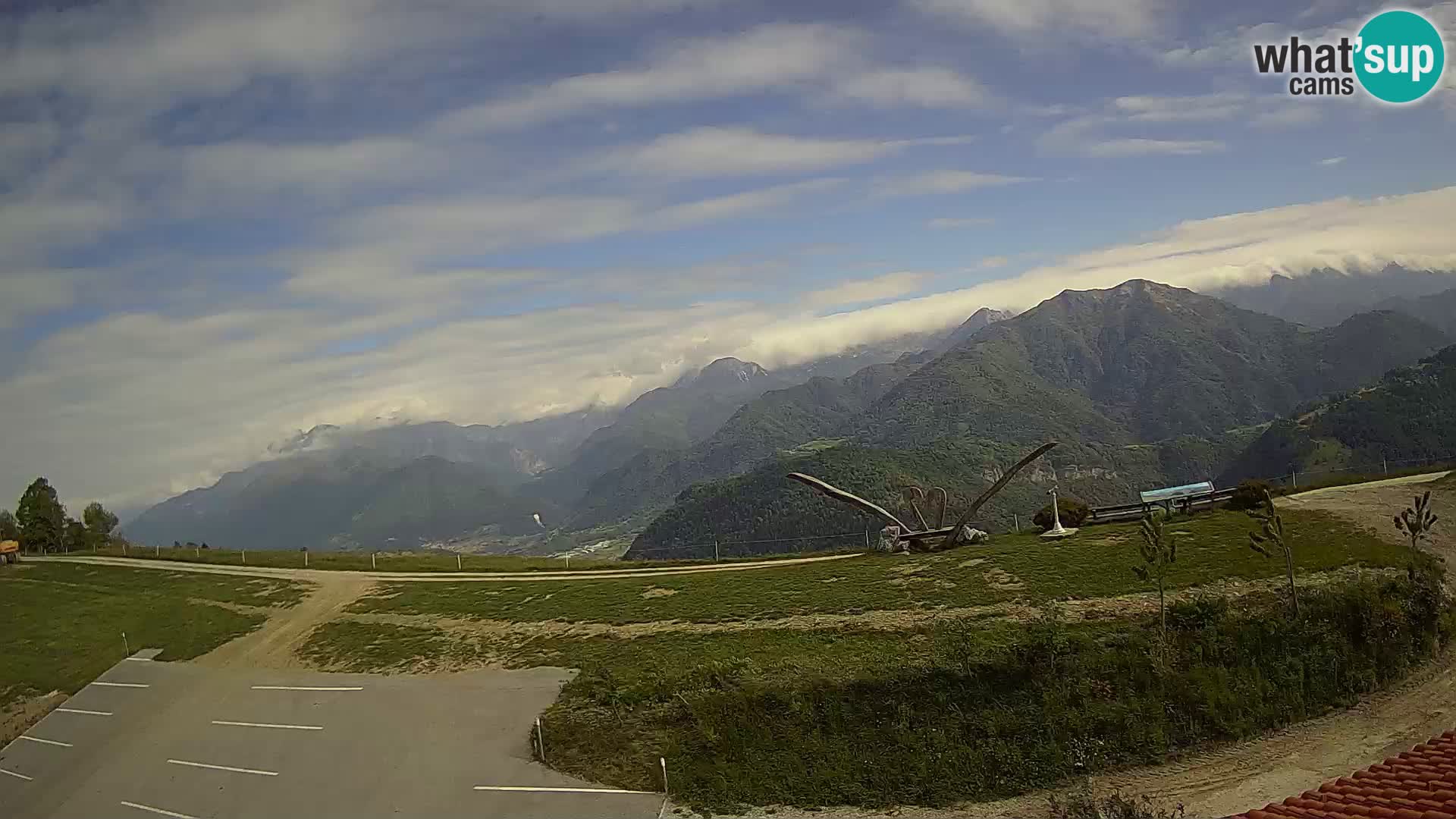 Fattoria agrituristica Široko webcam Most na Soči