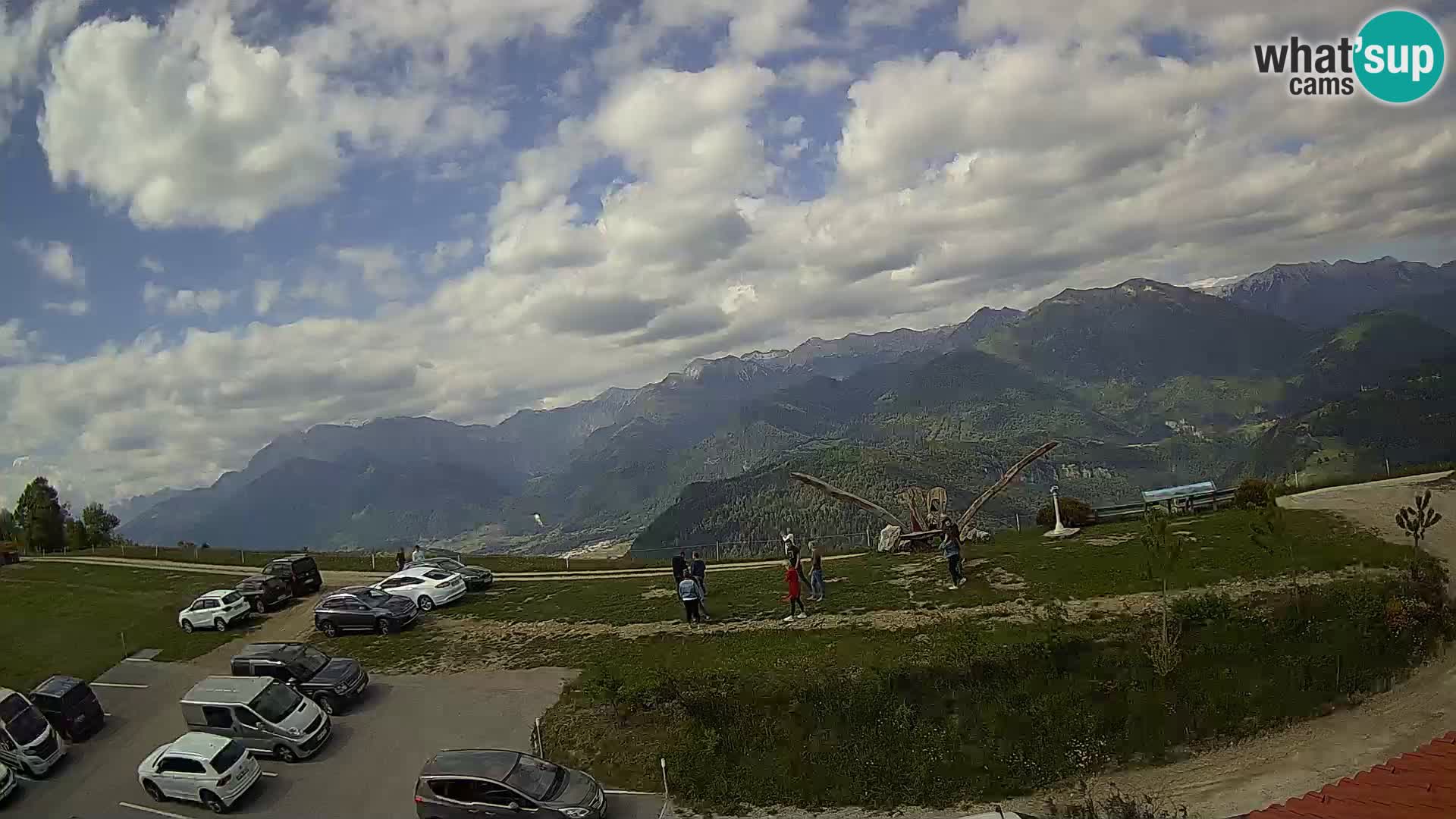 Touristenfarm Široko webcam Most na Soči