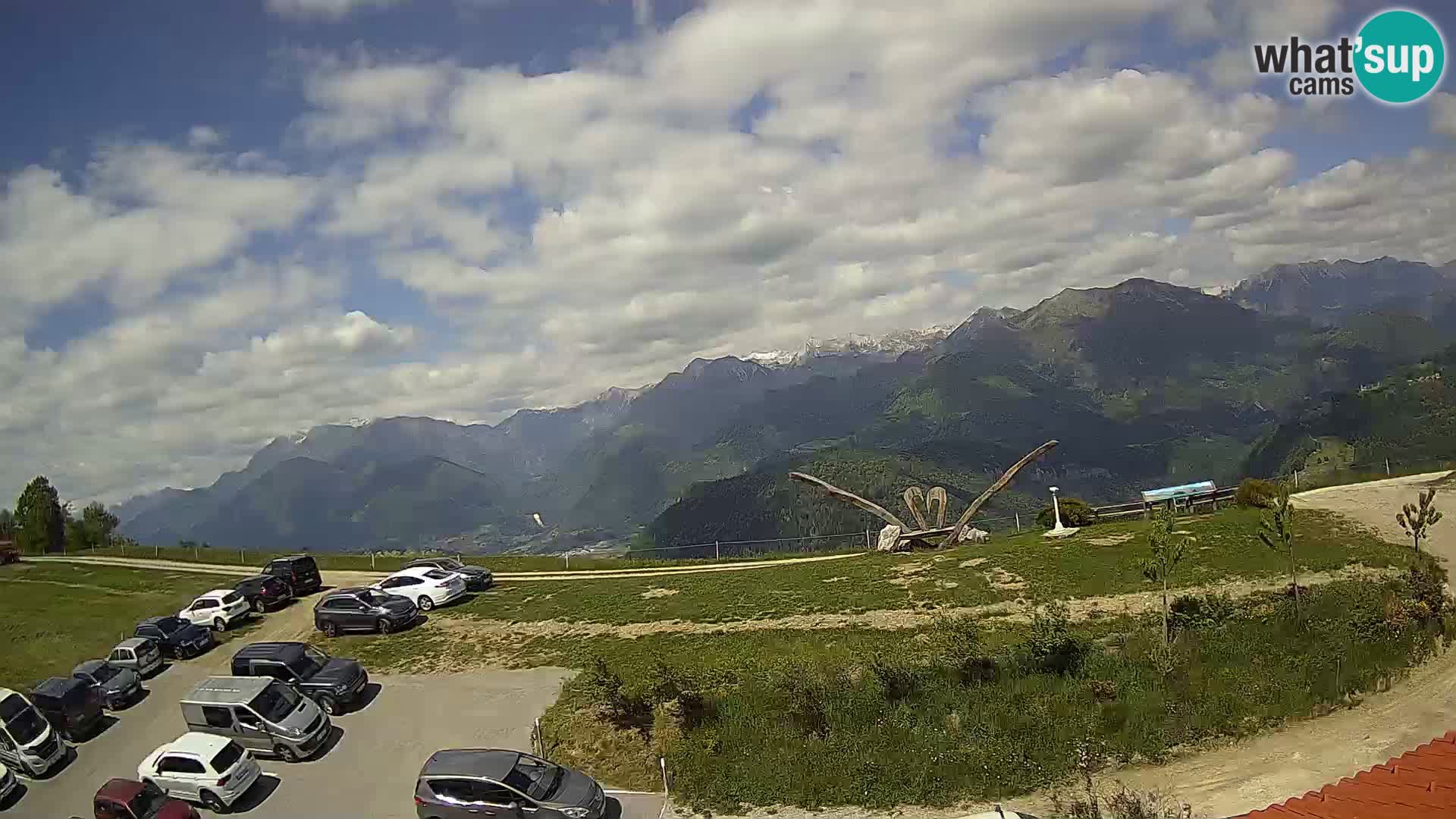 Fattoria agrituristica Široko webcam Most na Soči