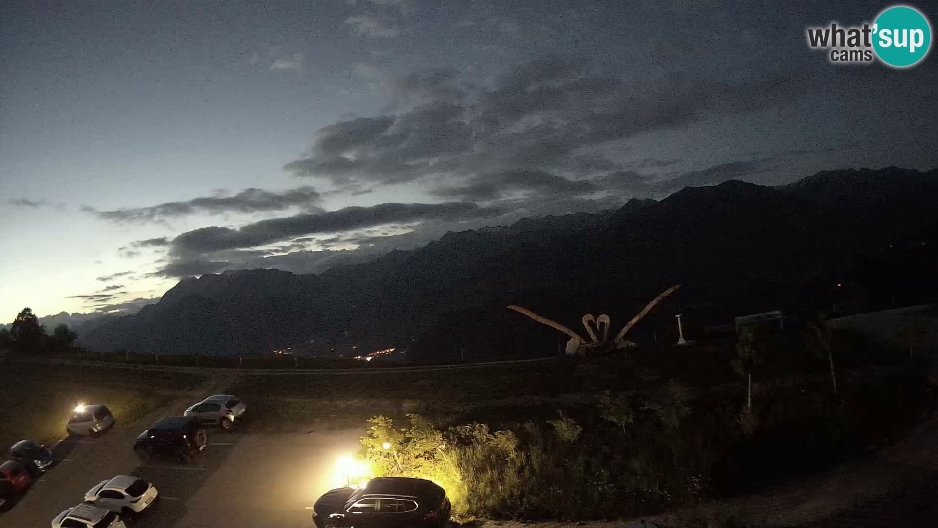 Fattoria agrituristica Široko webcam Most na Soči
