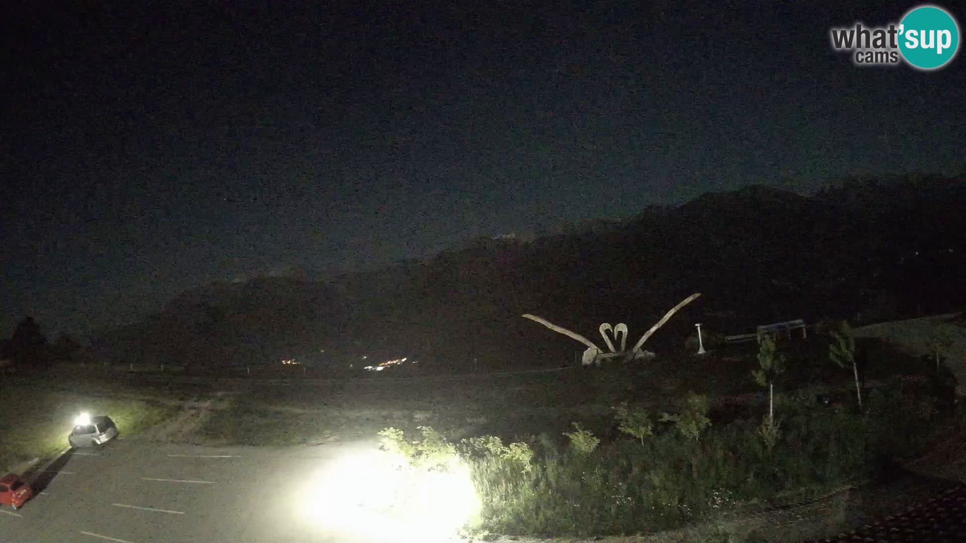 Touristenfarm Široko webcam Most na Soči
