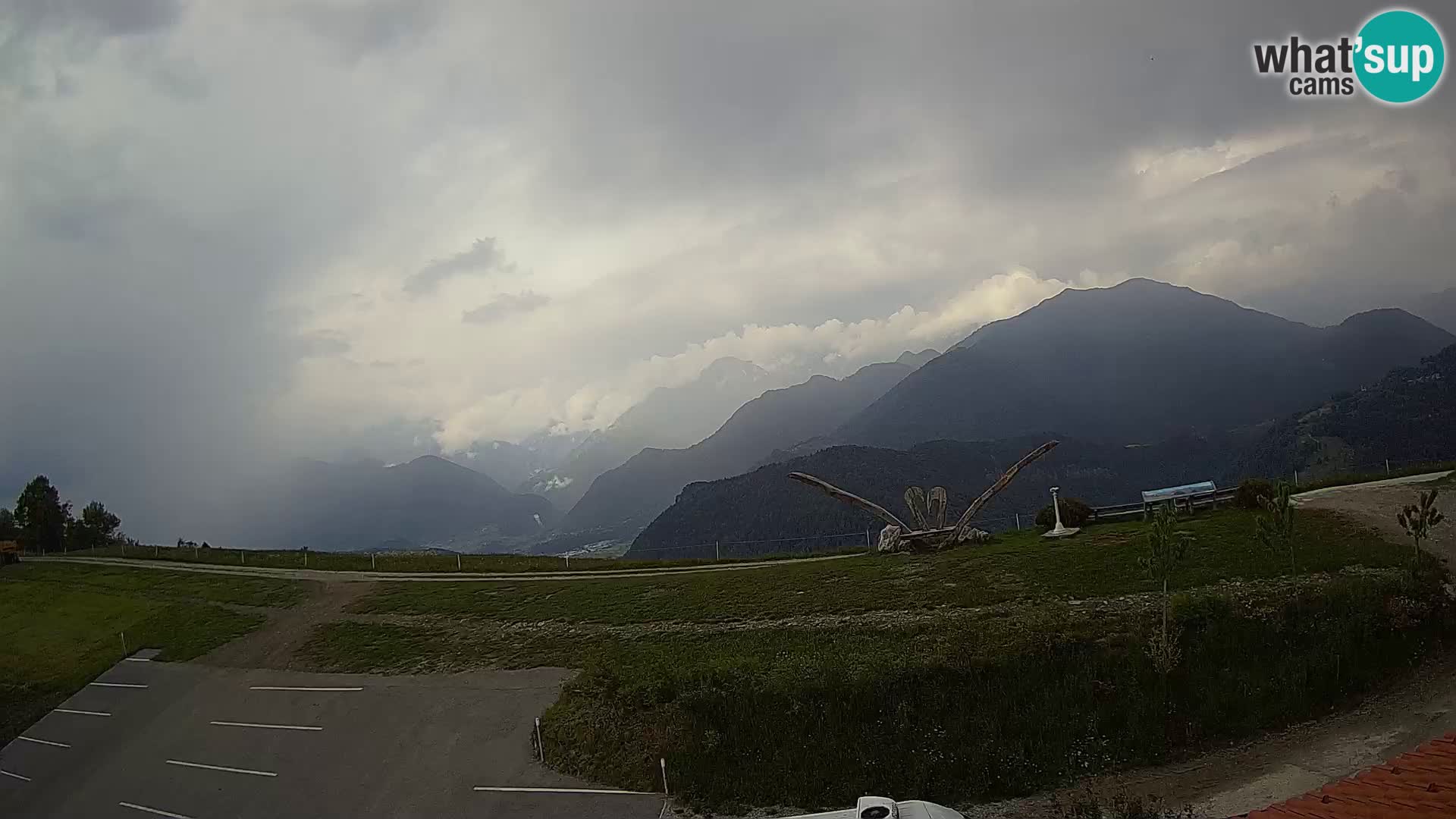 Tourist farm Široko webcam Most na Soči