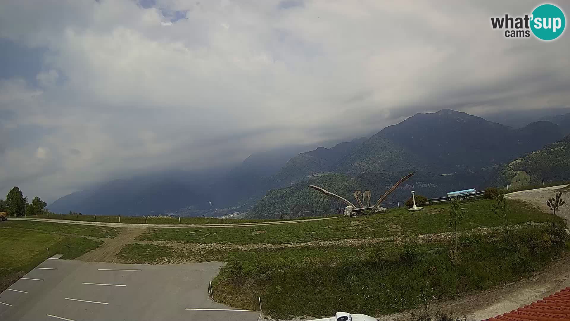 Fattoria agrituristica Široko webcam Most na Soči