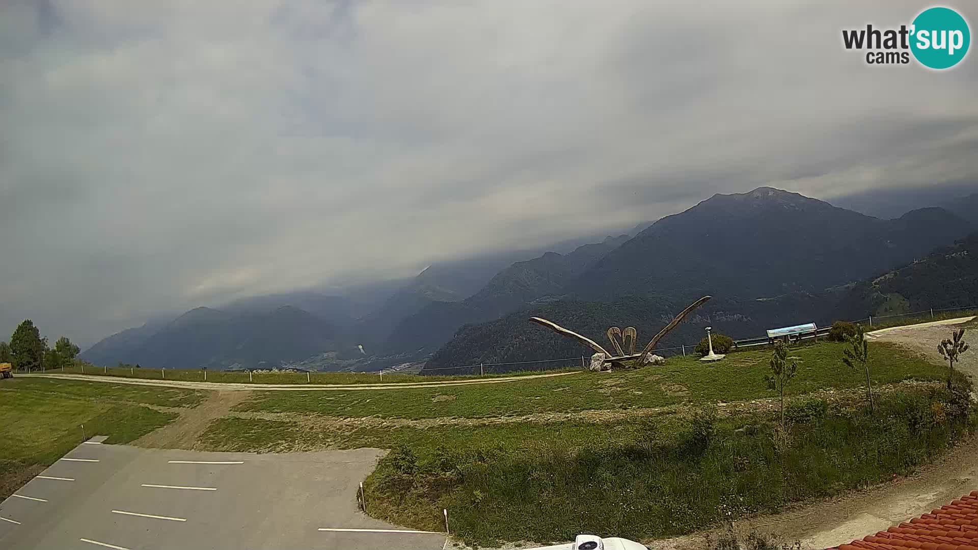 Fattoria agrituristica Široko webcam Most na Soči
