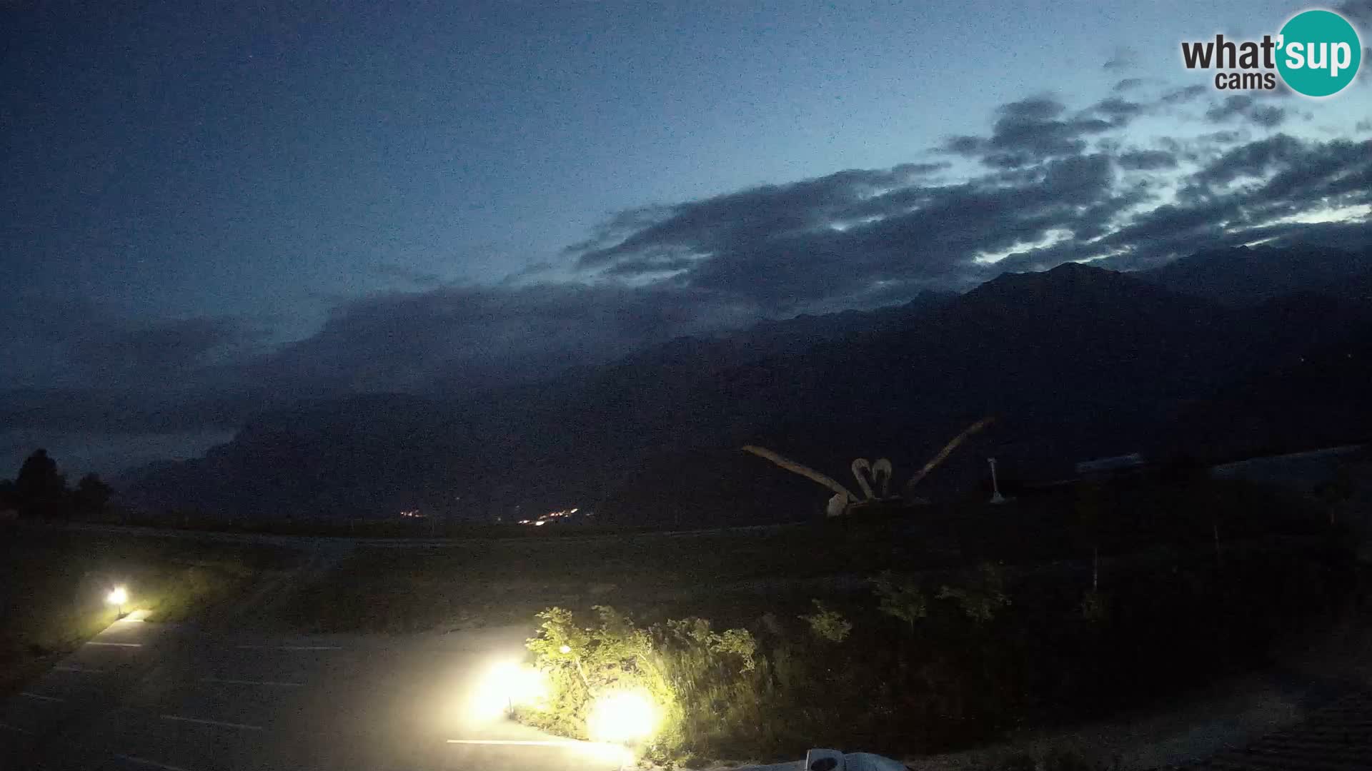 Touristenfarm Široko webcam Most na Soči