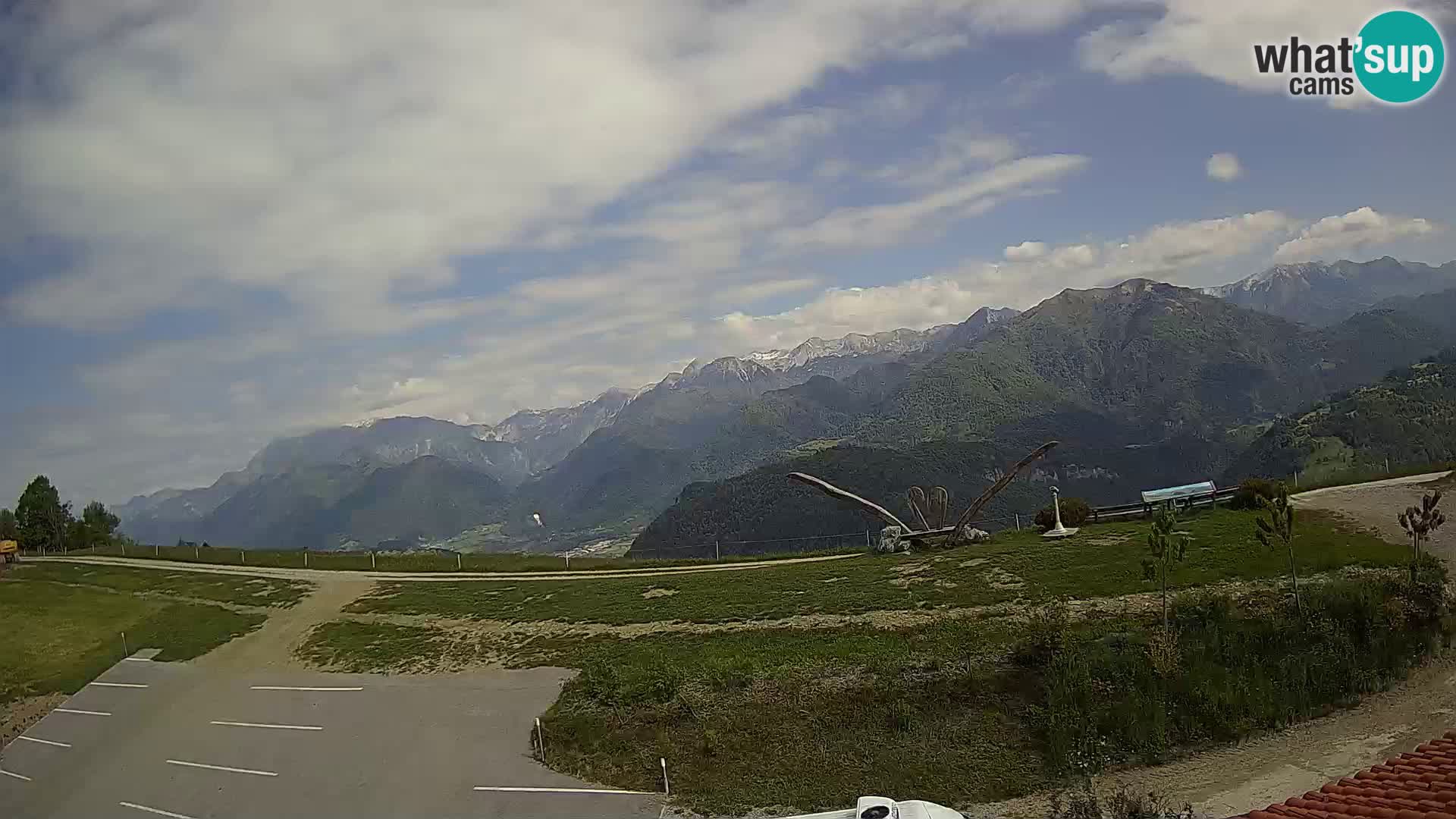 Fattoria agrituristica Široko webcam Most na Soči