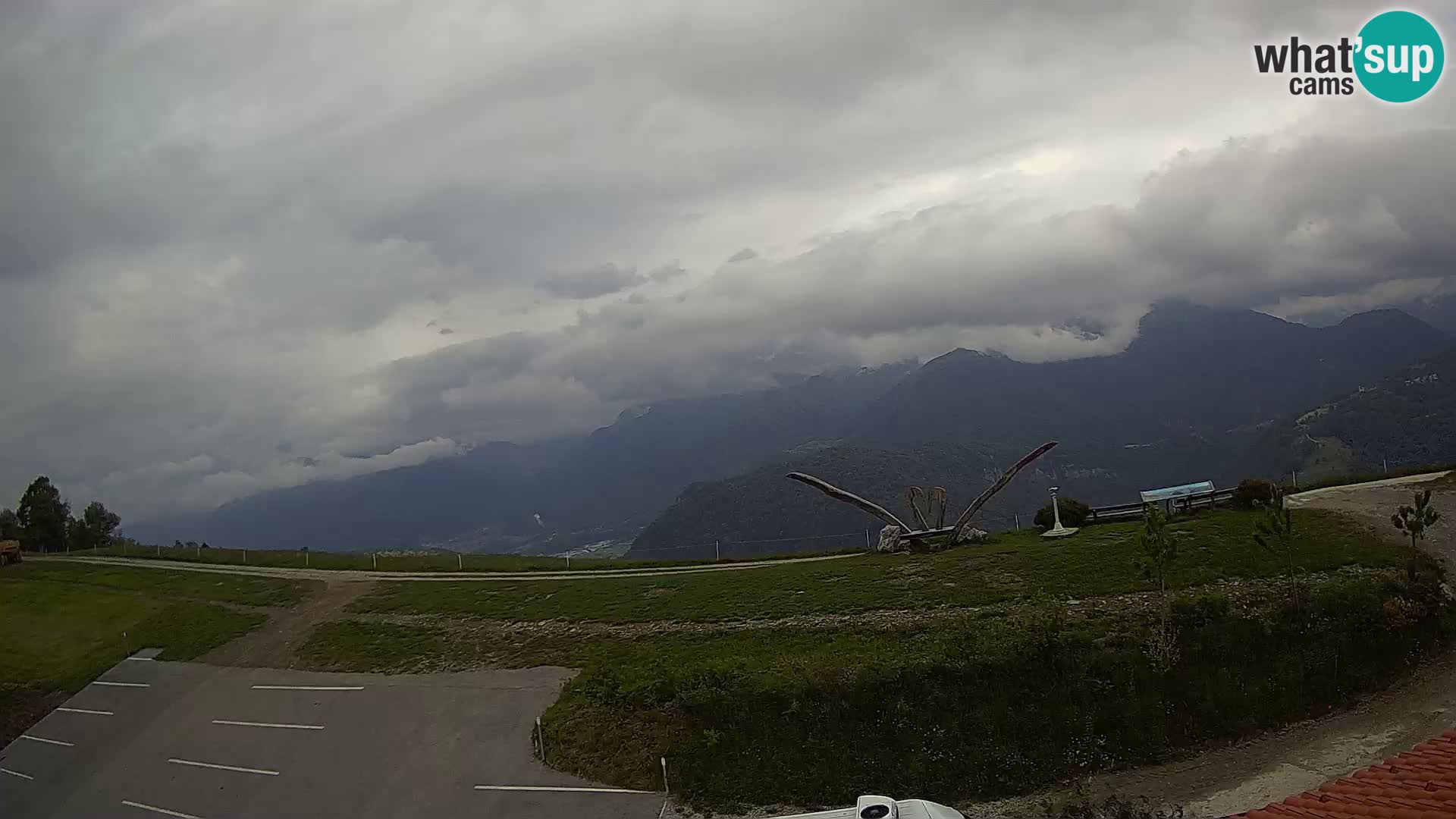 Fattoria agrituristica Široko webcam Most na Soči