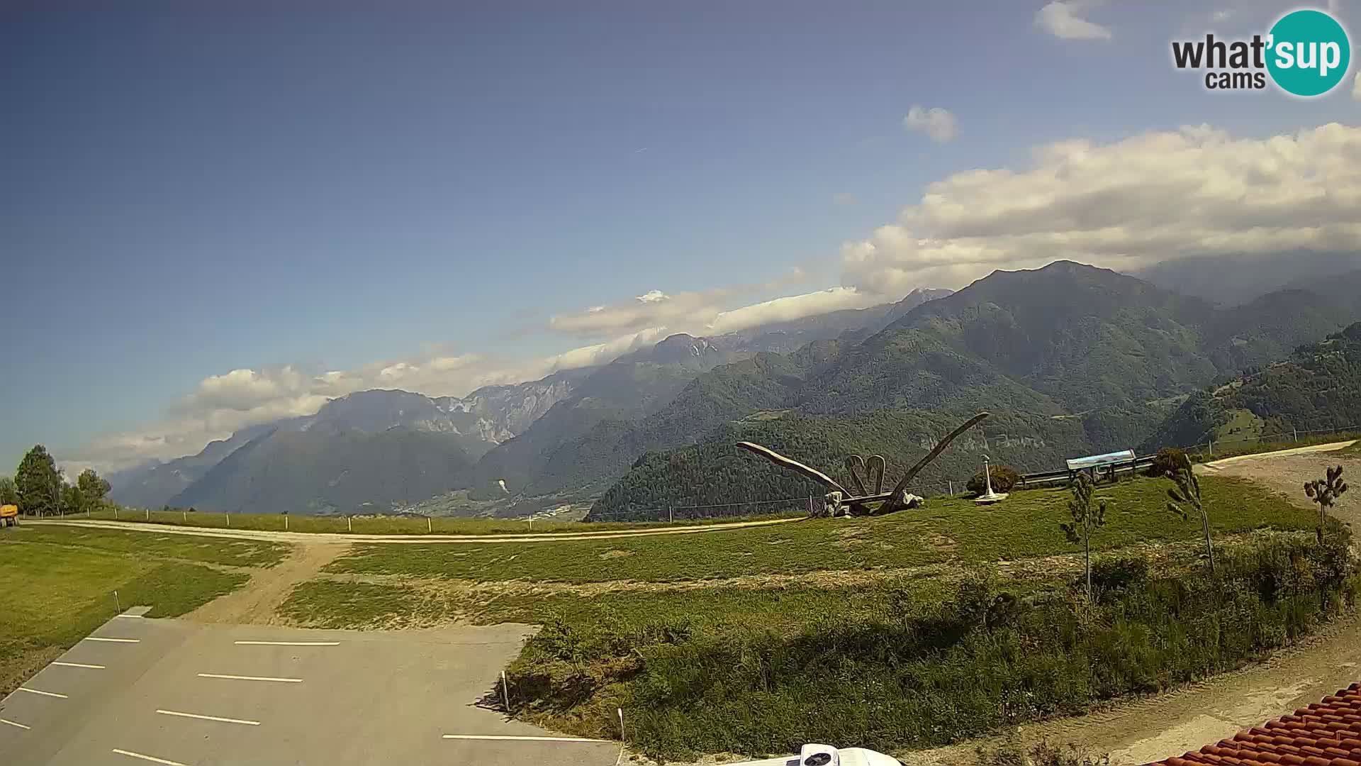 Fattoria agrituristica Široko webcam Most na Soči