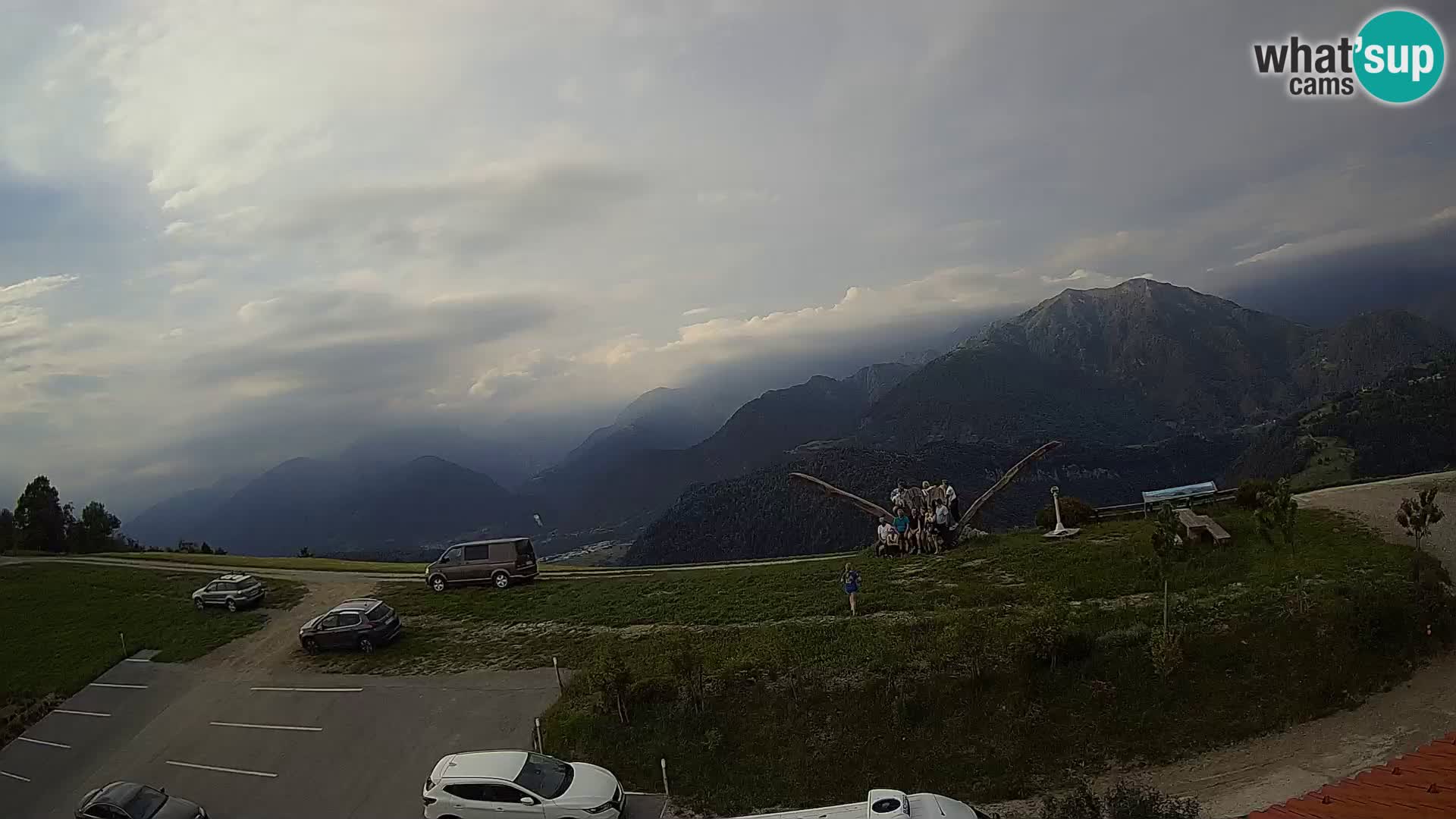 Turistična kmetija Široko spletna kamera Most na Soči