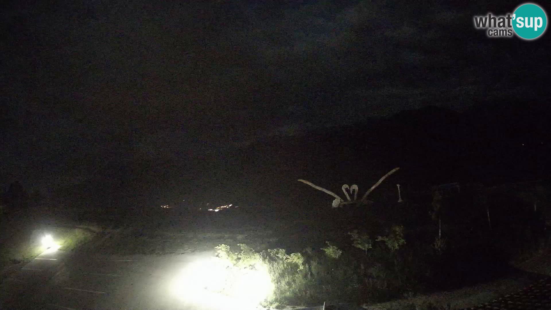 Granja turística Široko camera en vivo Most na Soči