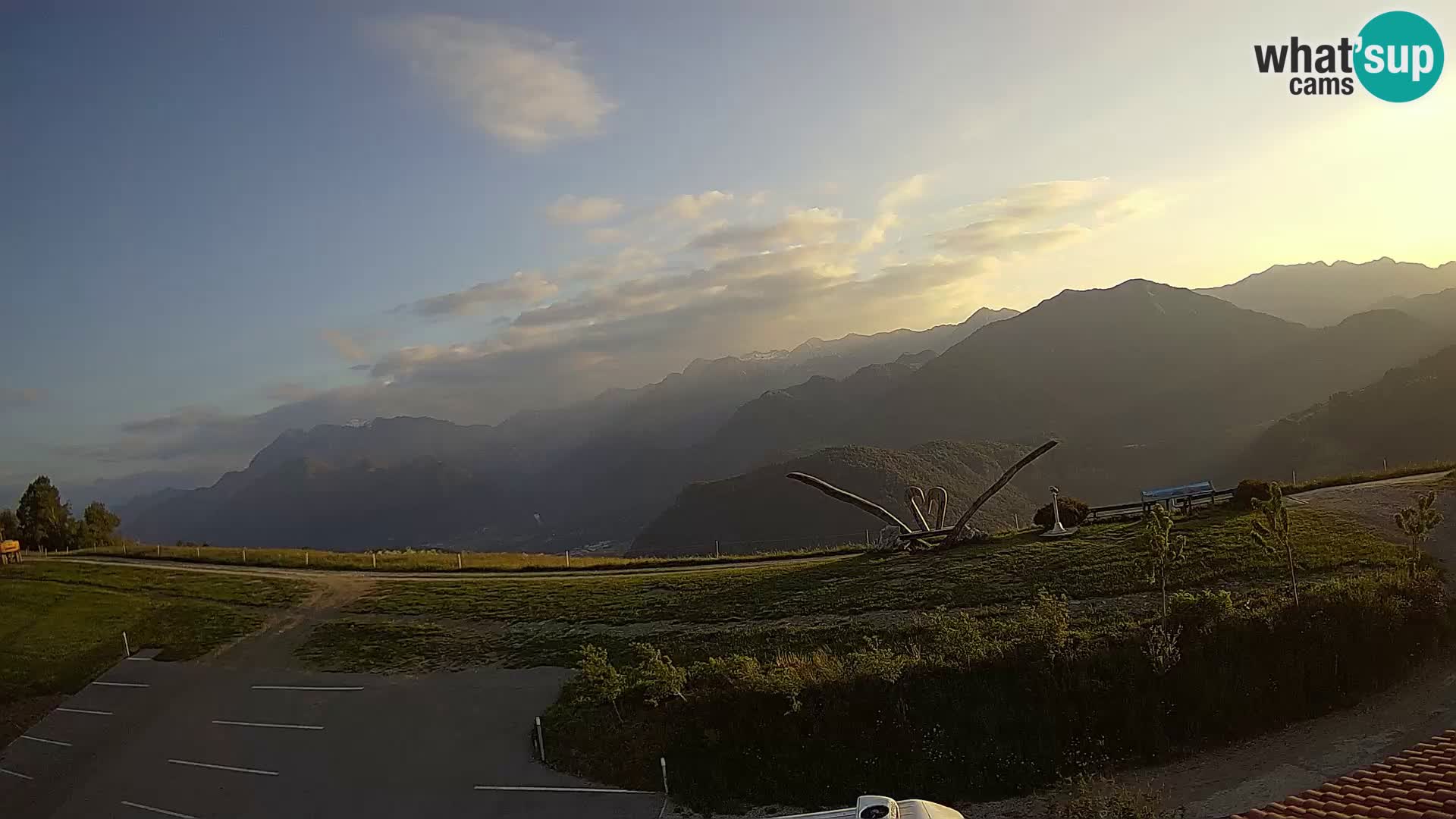 Tourist farm Široko webcam Most na Soči