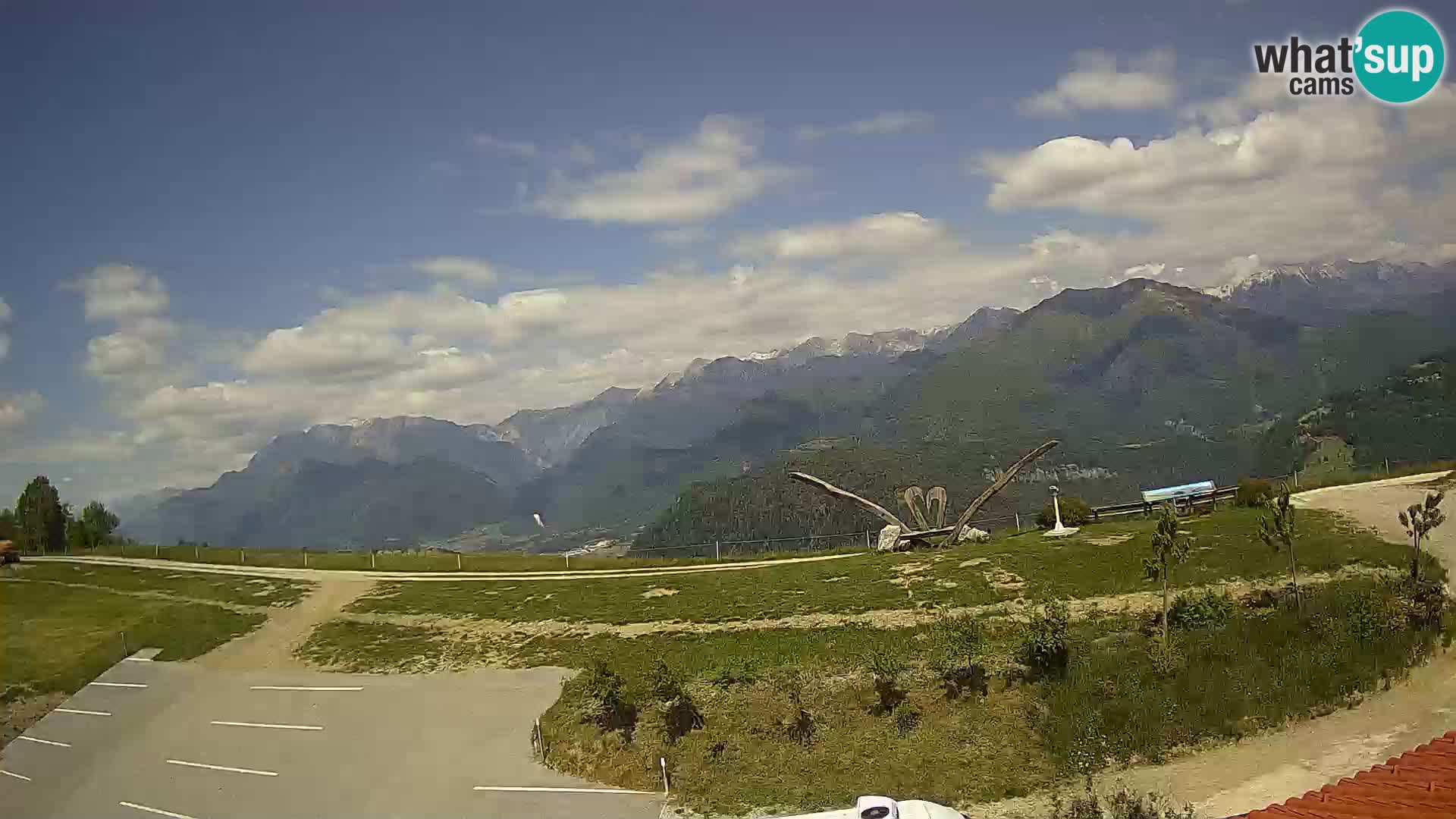 Touristenfarm Široko webcam Most na Soči