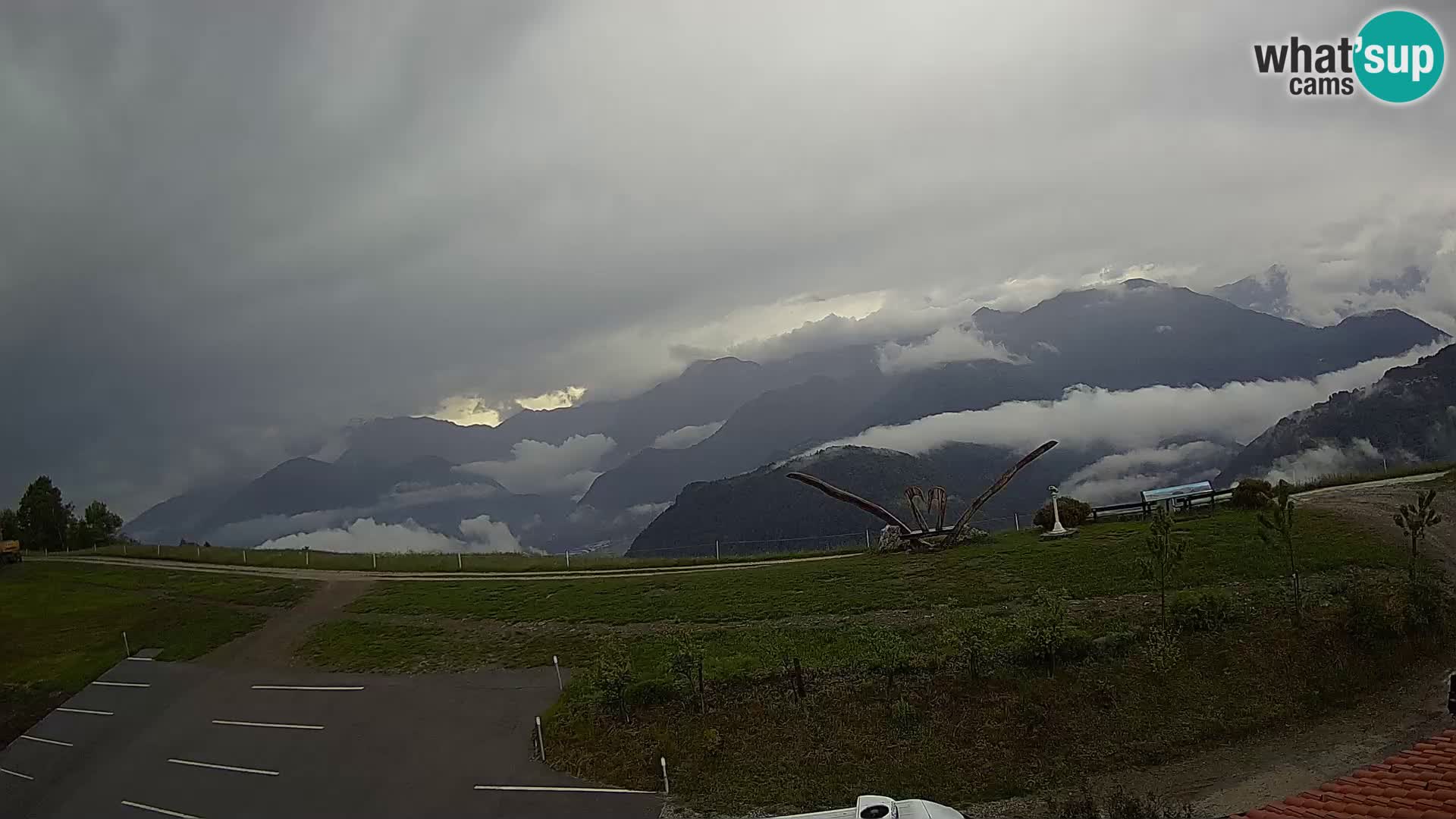 Tourist farm Široko webcam Most na Soči