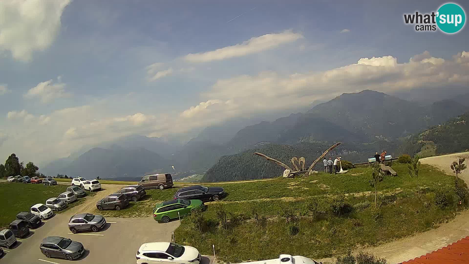 Touristenfarm Široko webcam Most na Soči