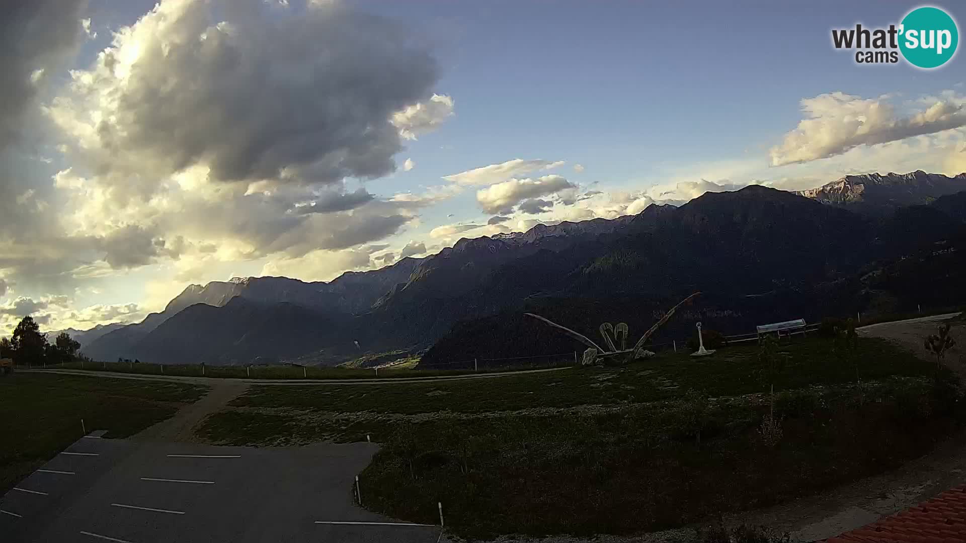 Fattoria agrituristica Široko webcam Most na Soči