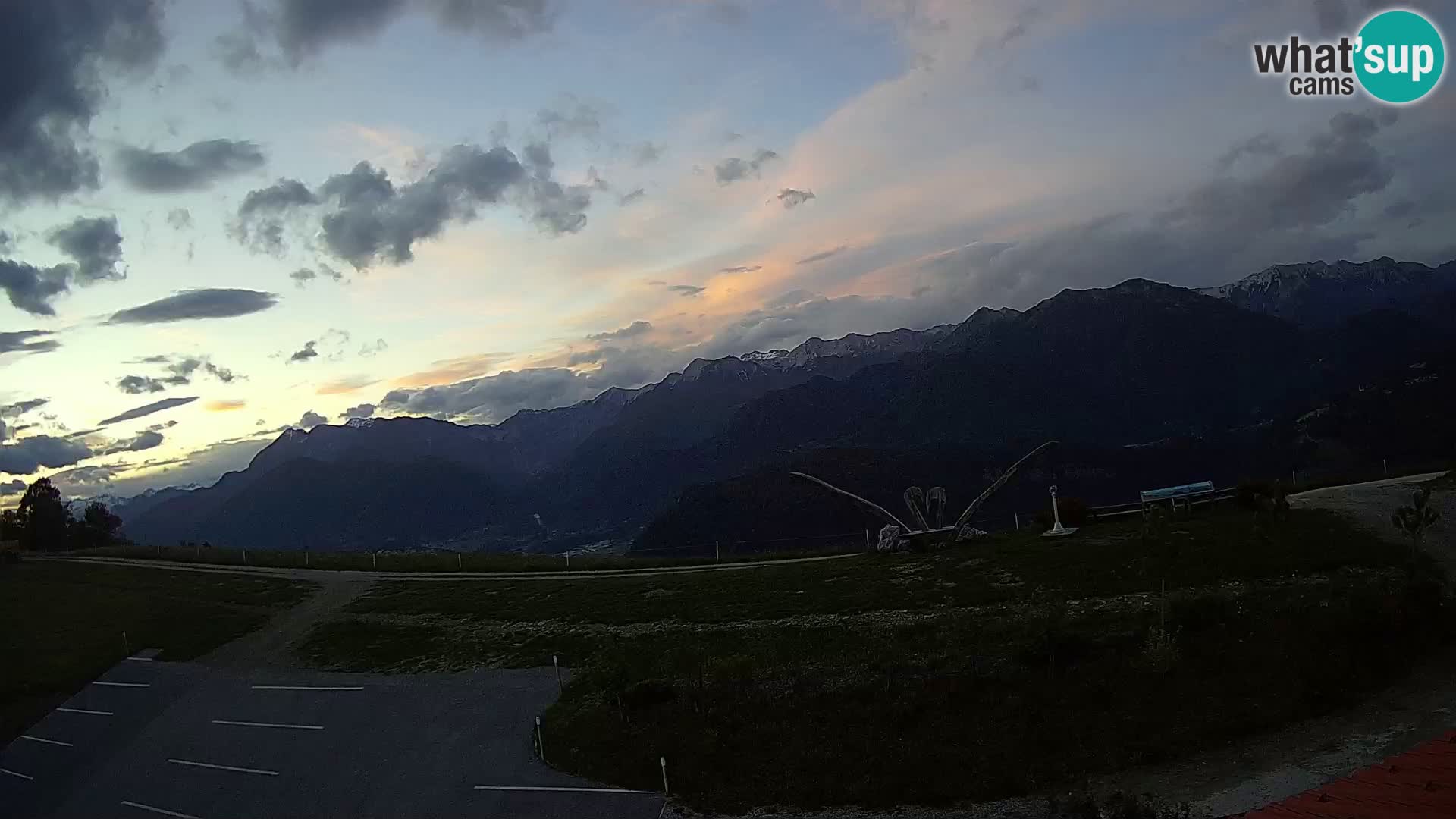 Fattoria agrituristica Široko webcam Most na Soči