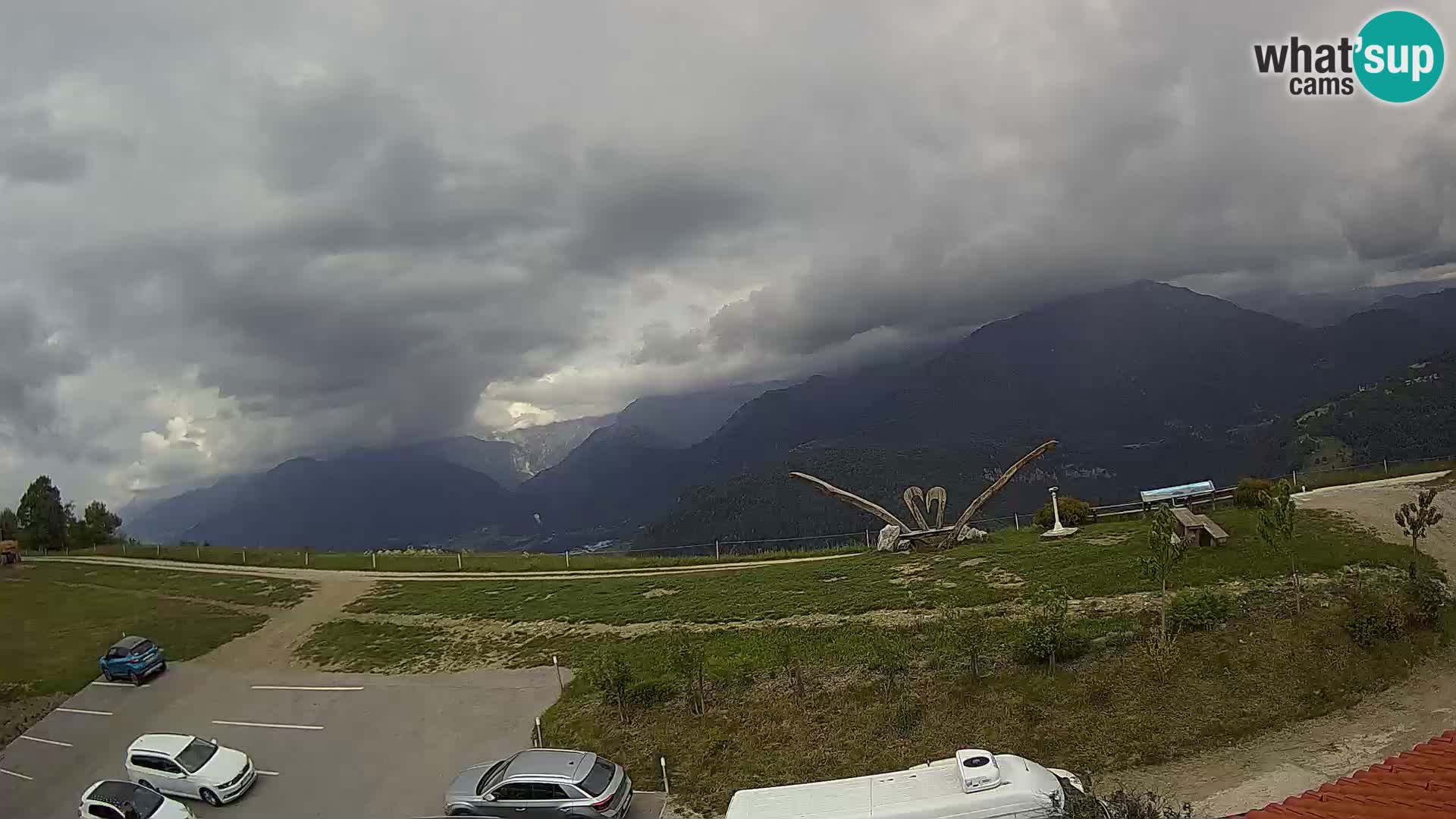 Fattoria agrituristica Široko webcam Most na Soči