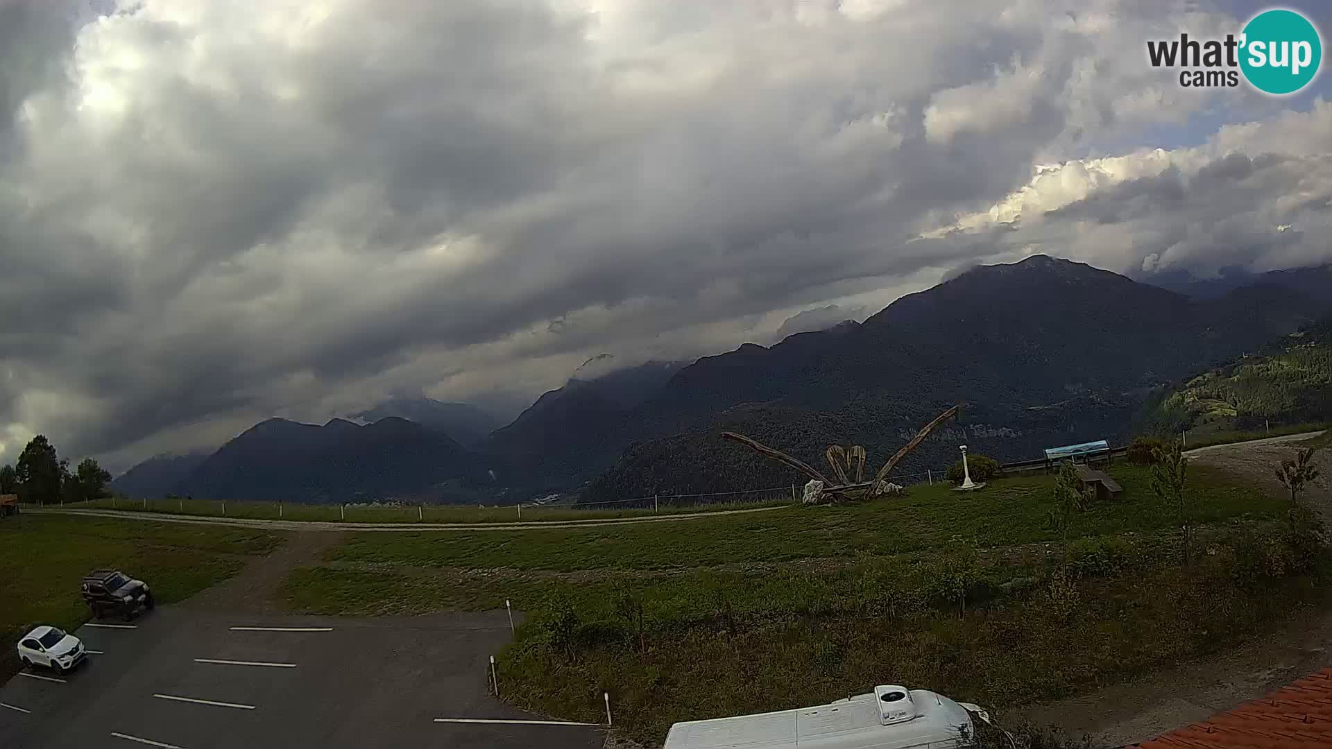Tourist farm Široko webcam Most na Soči
