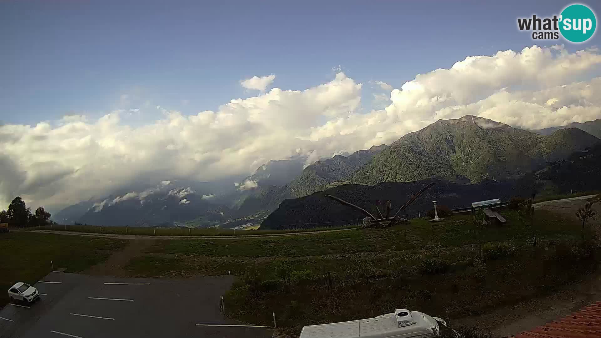 Fattoria agrituristica Široko webcam Most na Soči