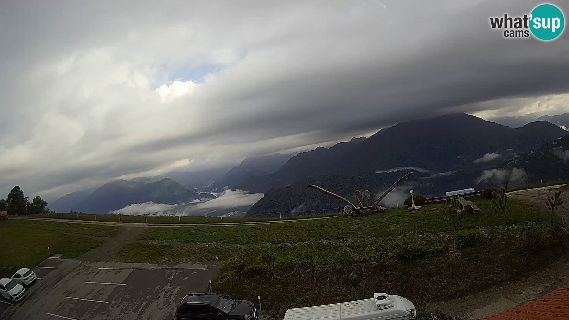Fattoria agrituristica Široko webcam Most na Soči