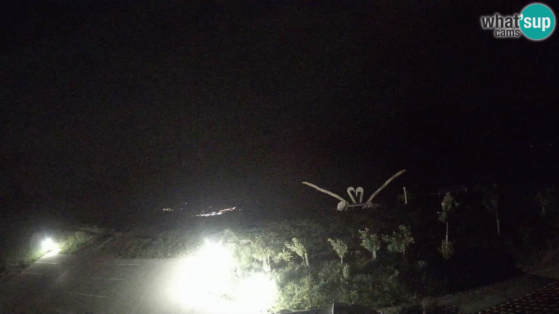 Granja turística Široko camera en vivo Most na Soči