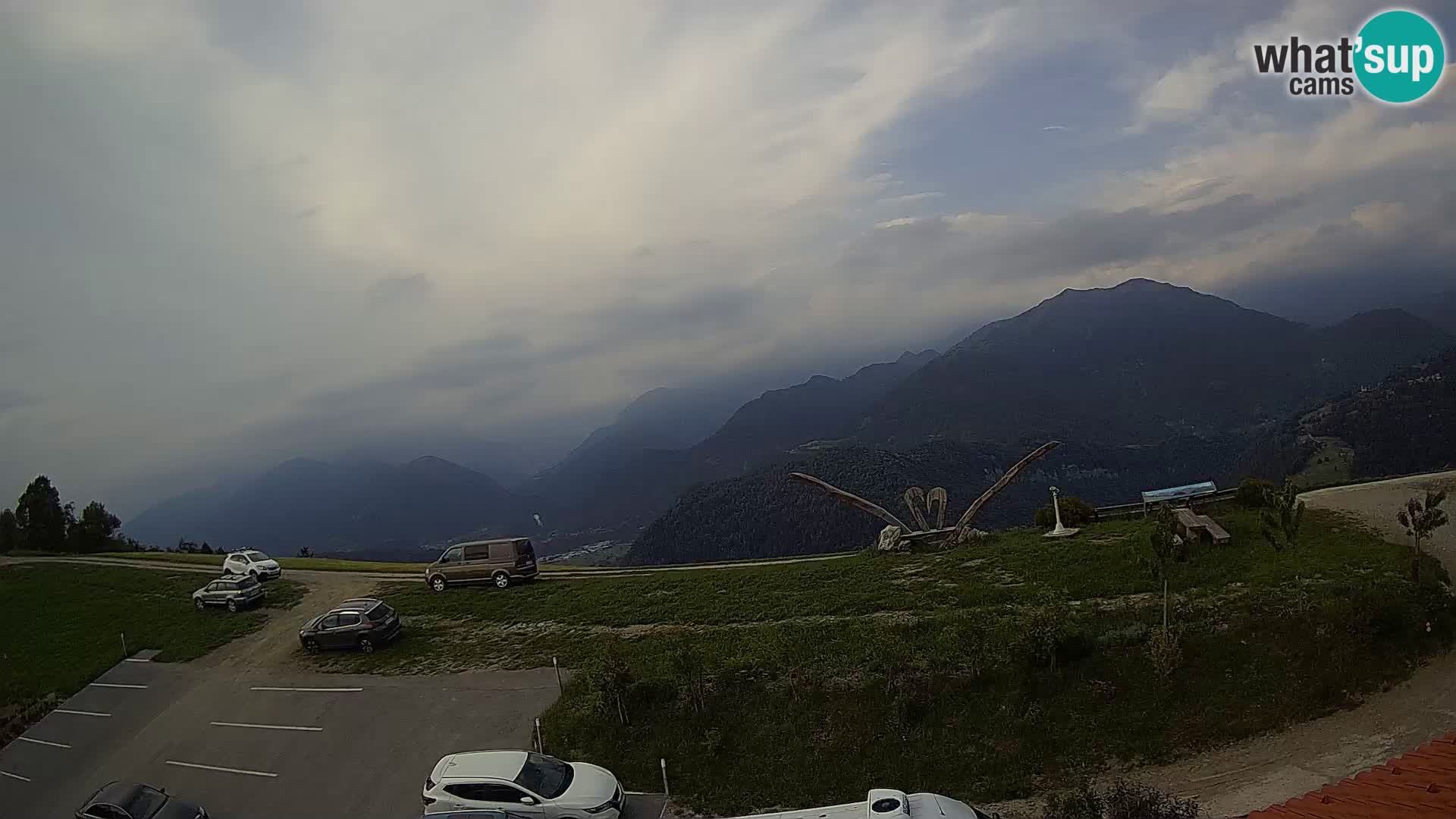 Fattoria agrituristica Široko webcam Most na Soči