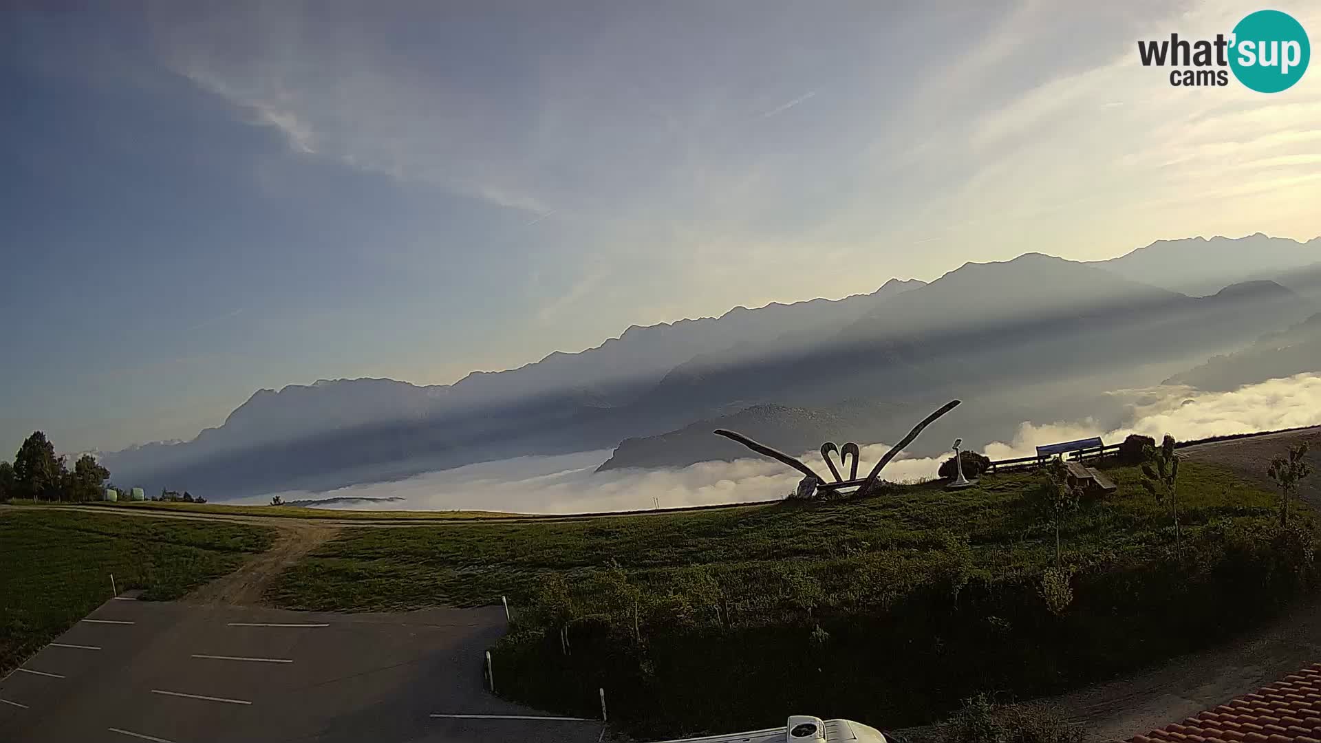 Tourist farm Široko webcam Most na Soči