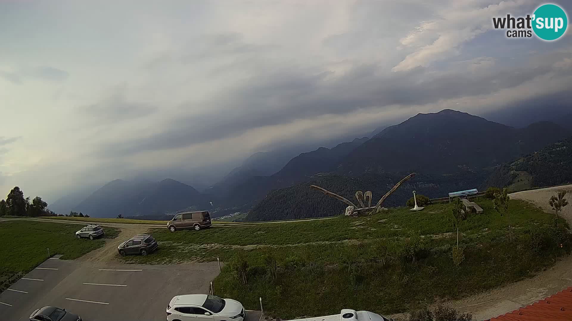 Fattoria agrituristica Široko webcam Most na Soči