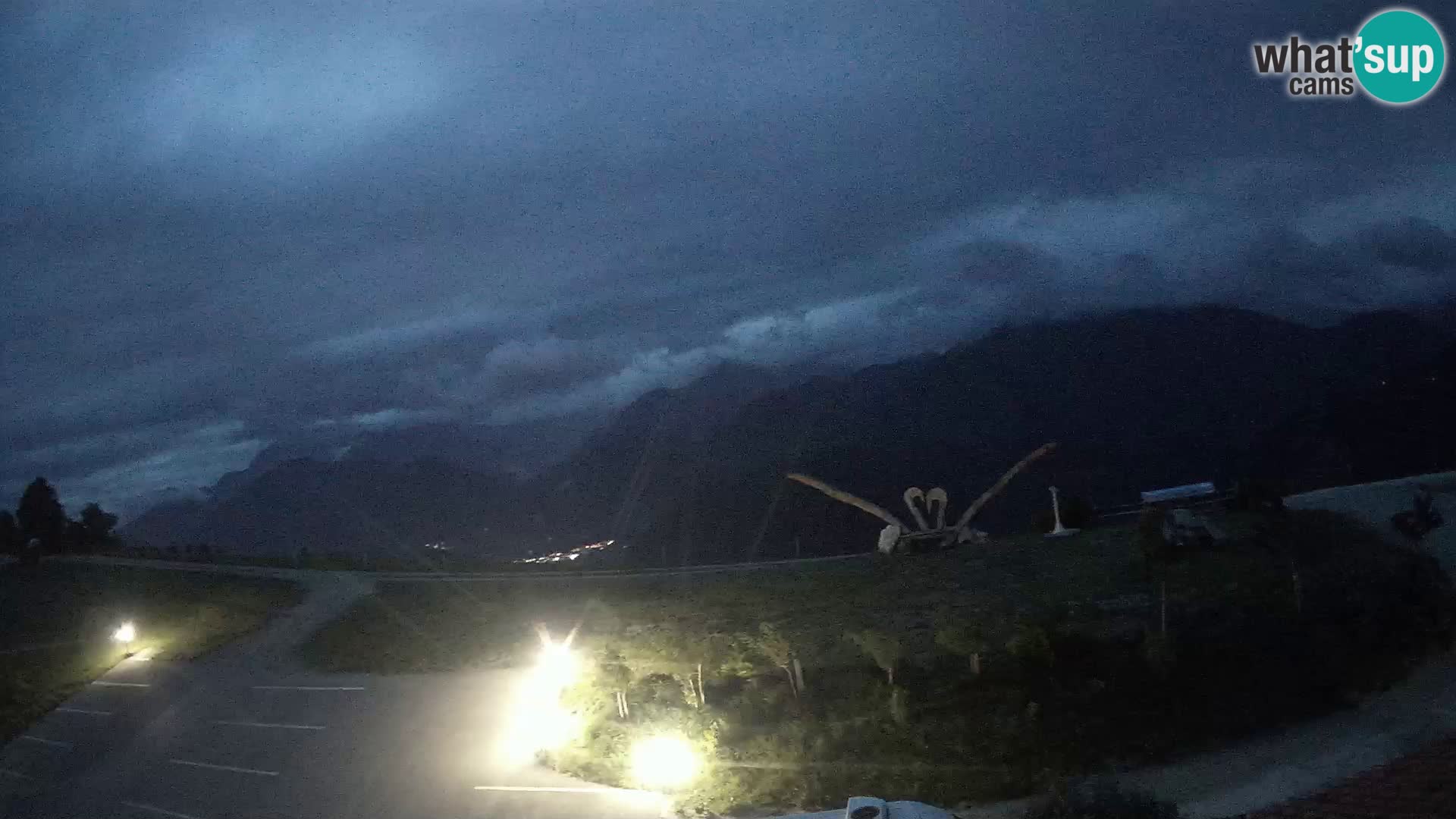 Touristenfarm Široko webcam Most na Soči
