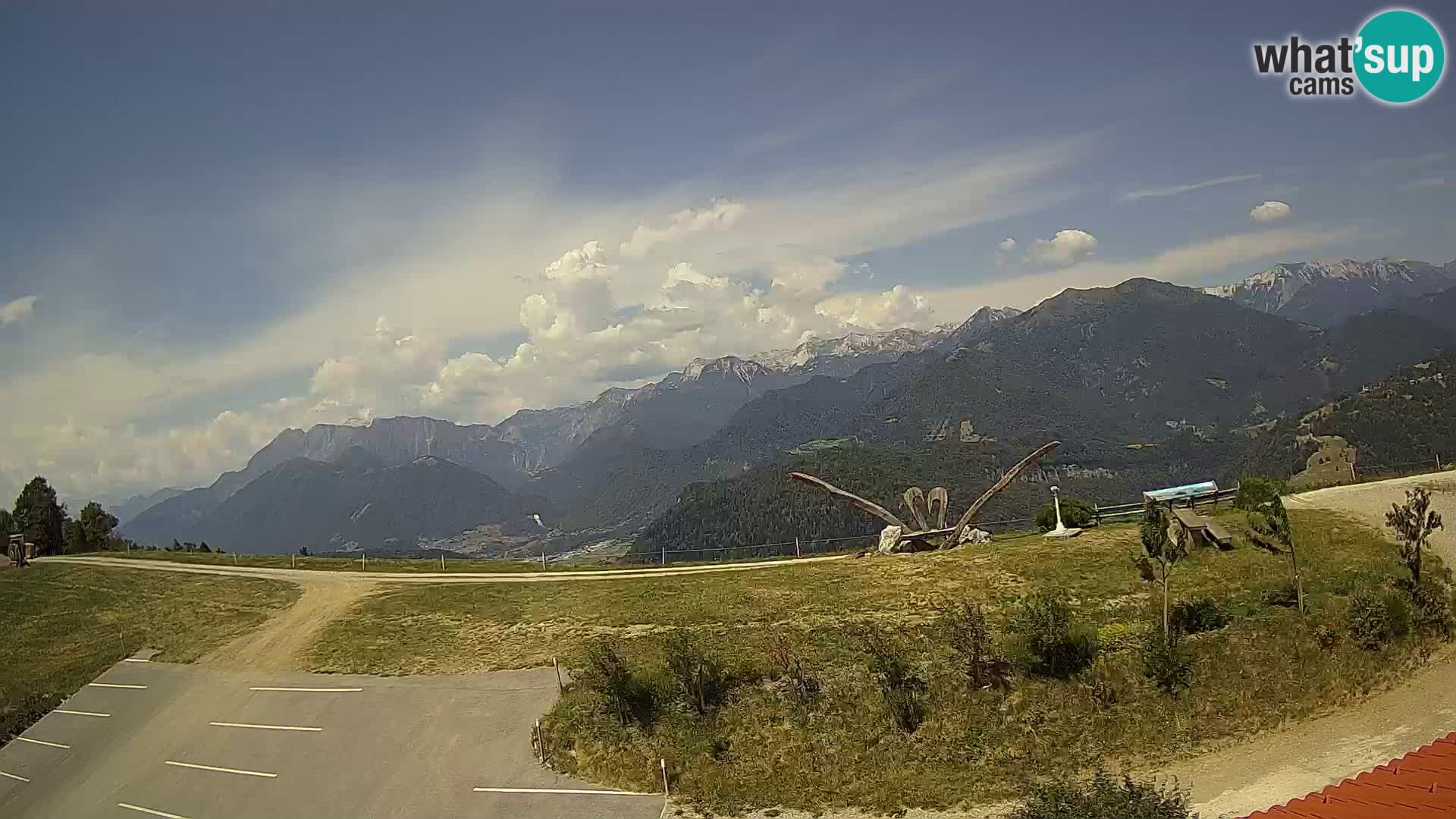 Fattoria agrituristica Široko webcam Most na Soči