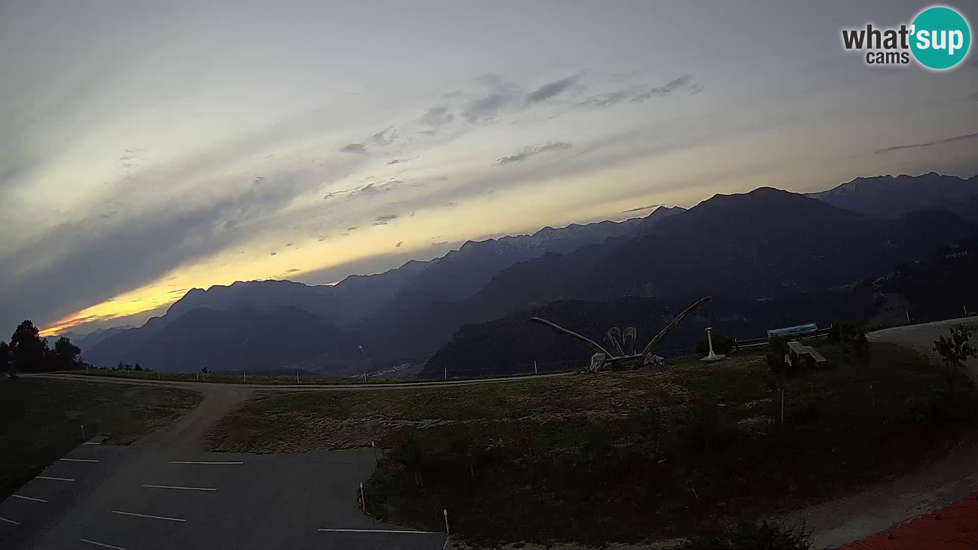 Tourist farm Široko webcam Most na Soči