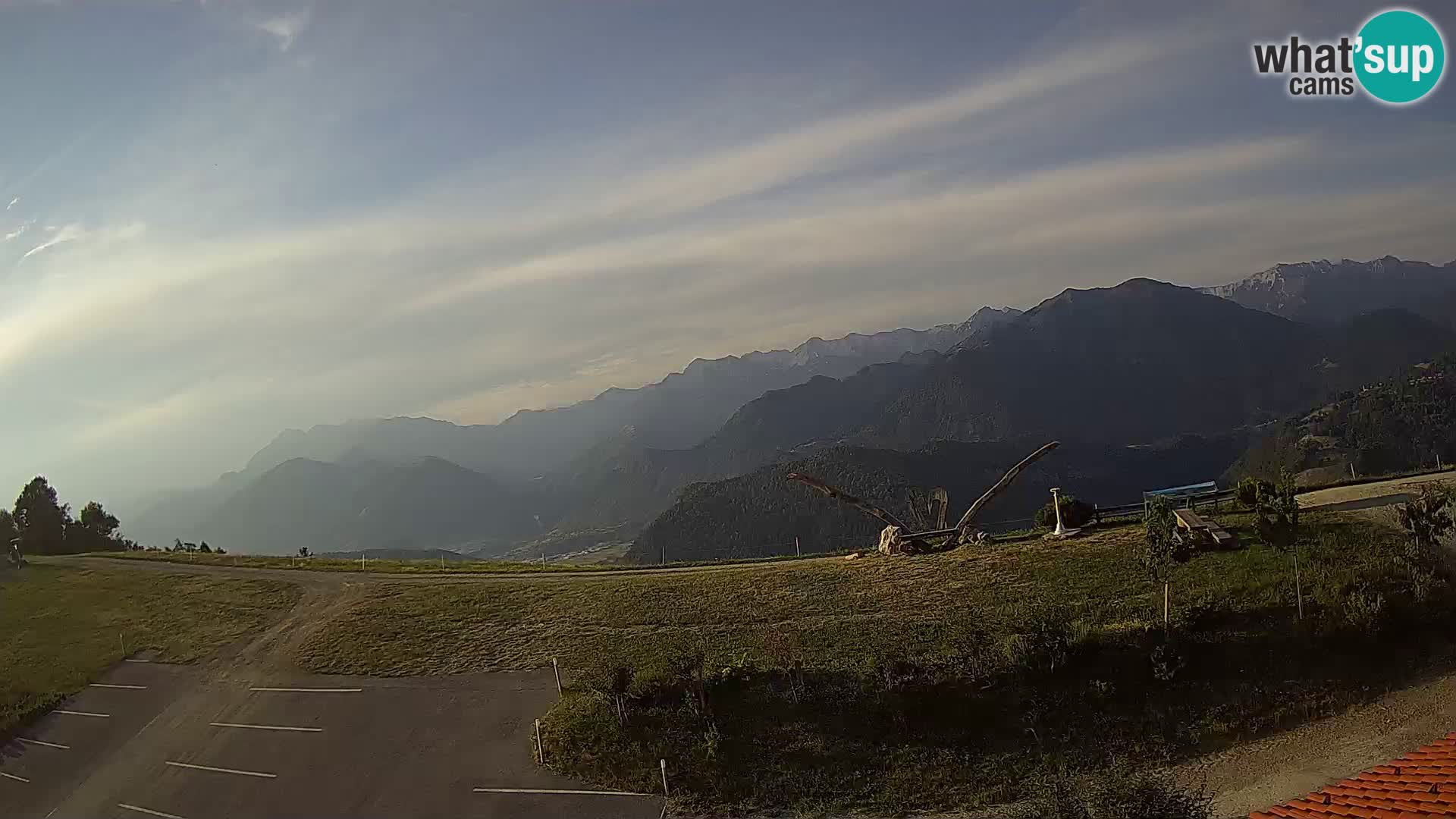Touristenfarm Široko webcam Most na Soči