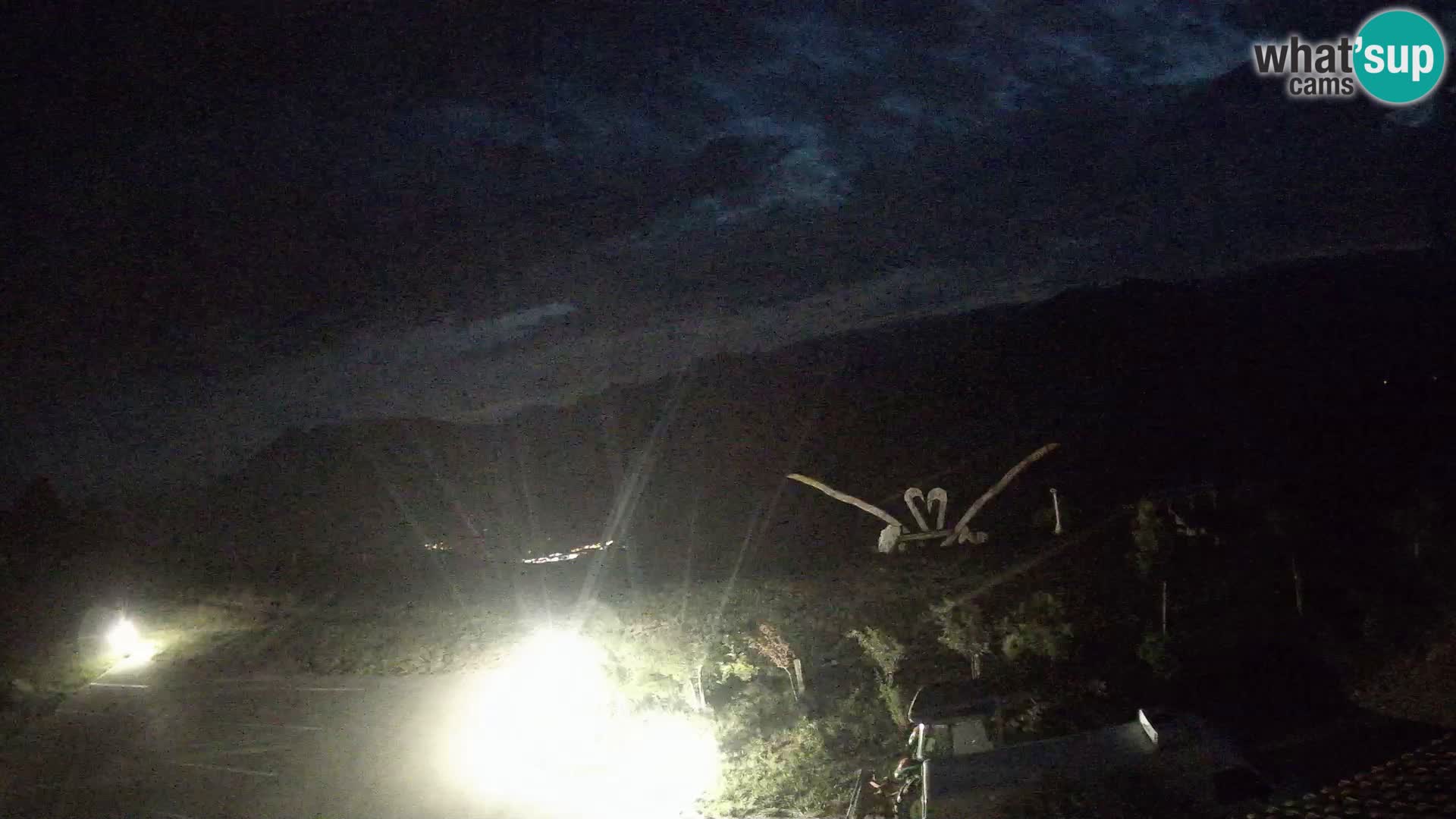 Touristenfarm Široko webcam Most na Soči