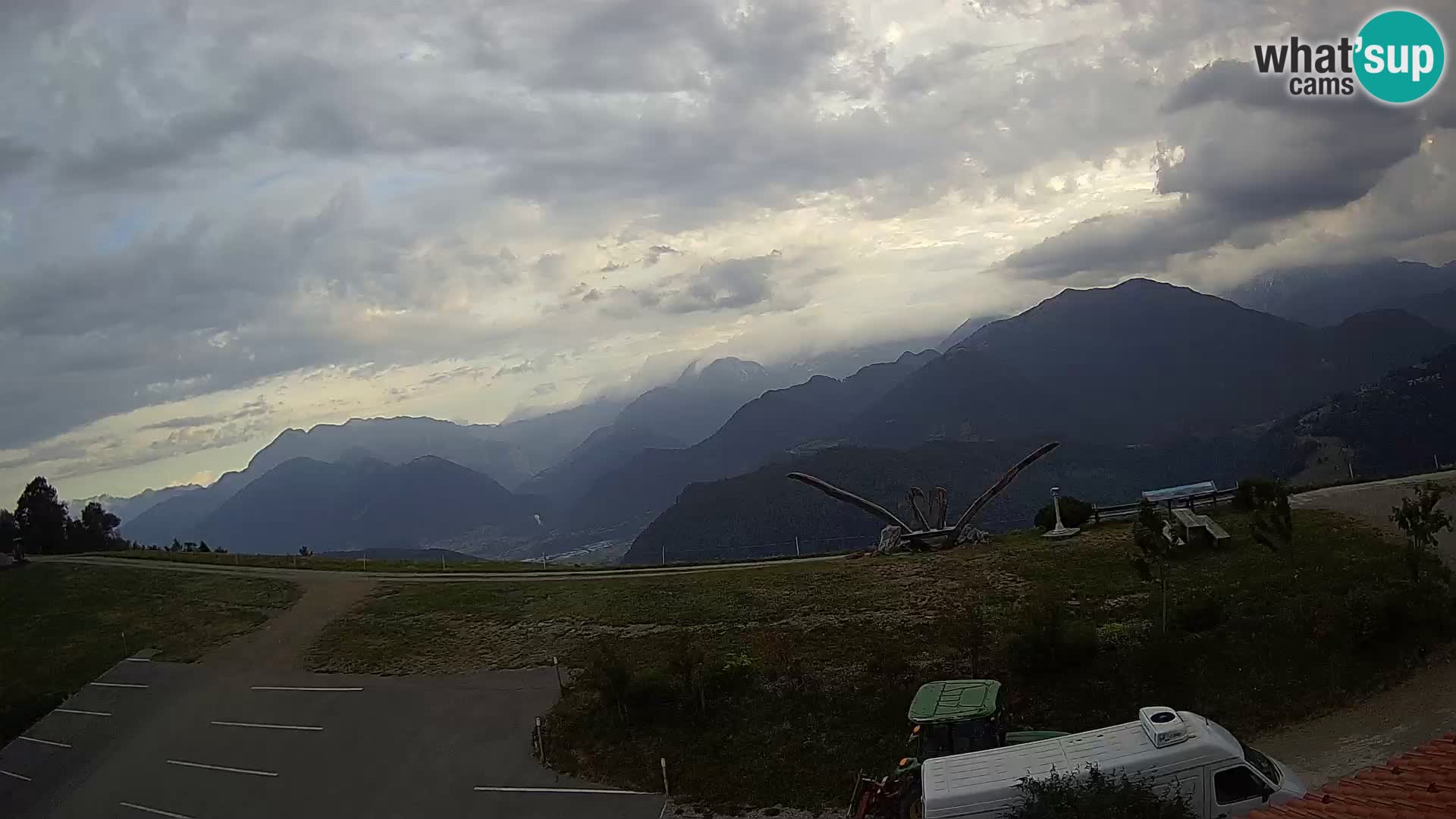 Fattoria agrituristica Široko webcam Most na Soči