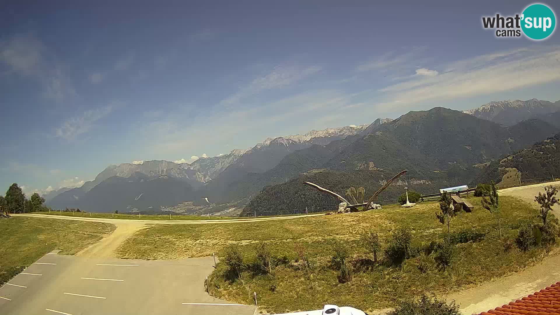 Tourist farm Široko webcam Most na Soči