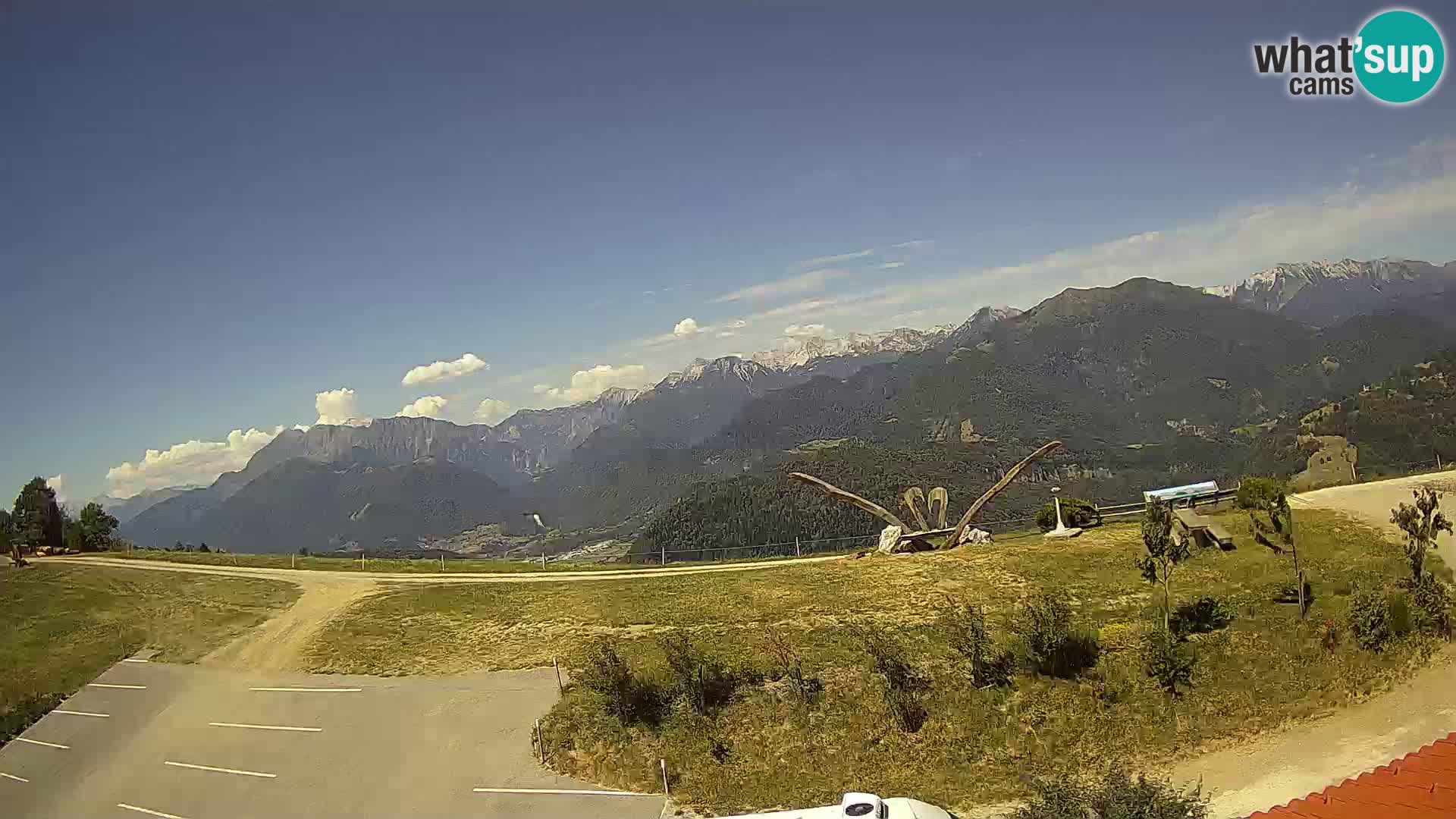 Fattoria agrituristica Široko webcam Most na Soči