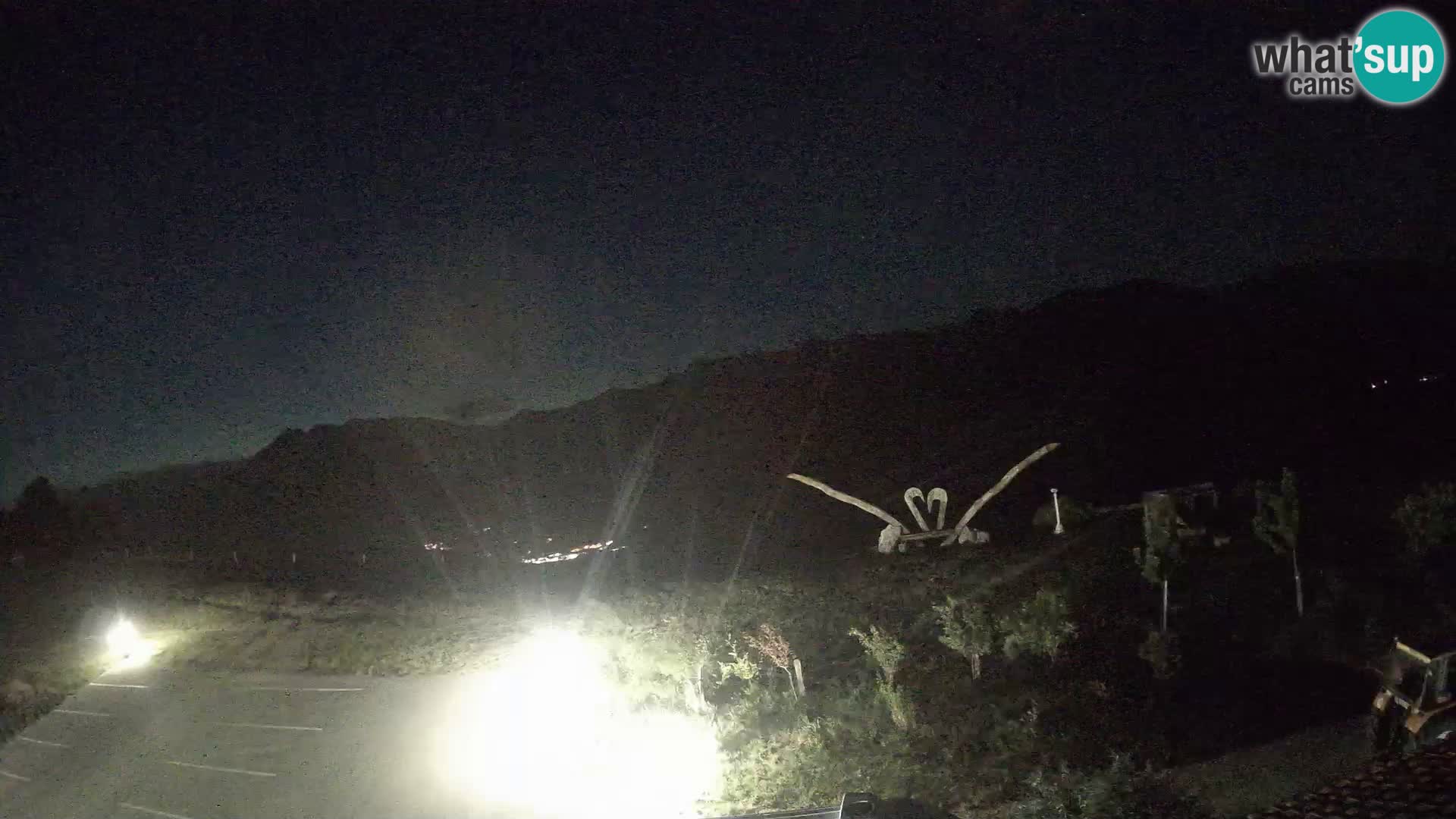 Touristenfarm Široko webcam Most na Soči
