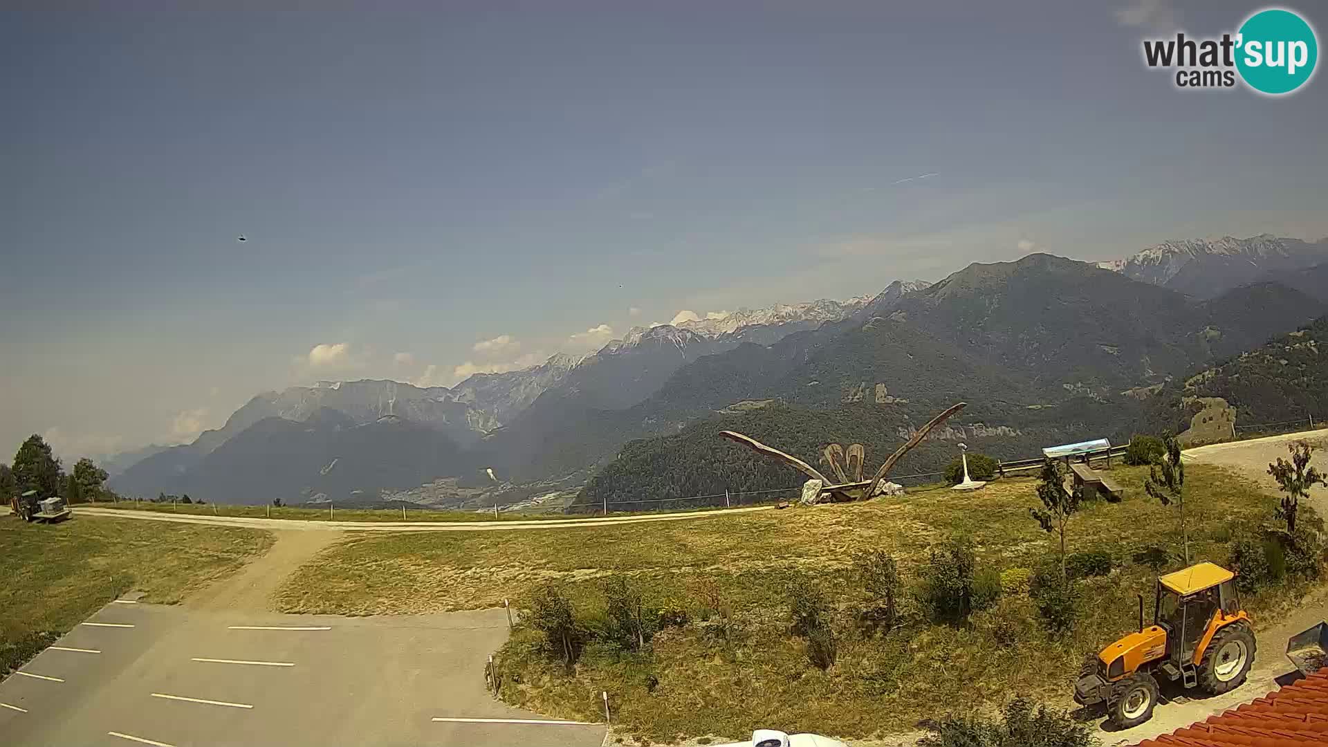 Fattoria agrituristica Široko webcam Most na Soči