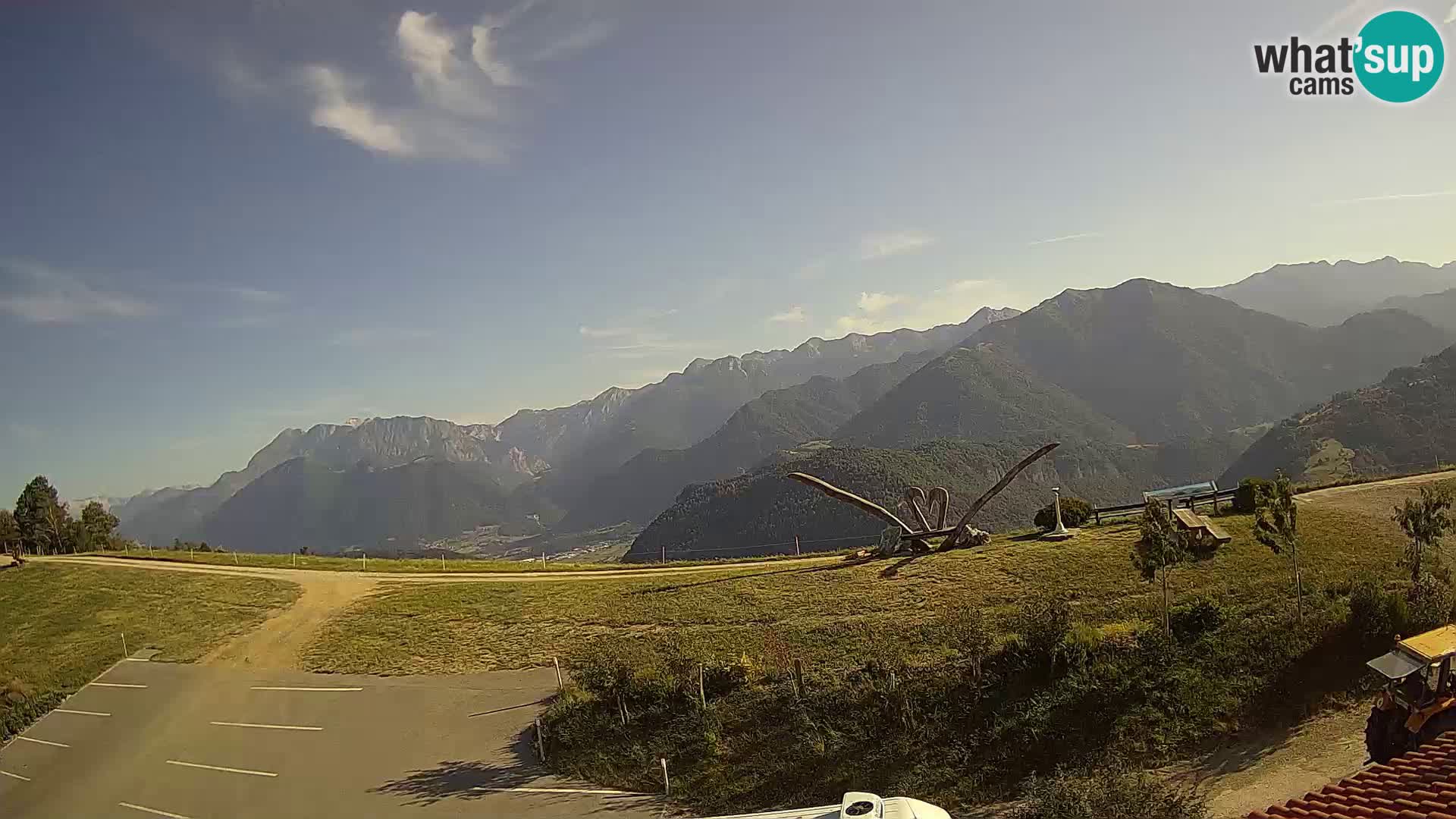 Tourist farm Široko webcam Most na Soči