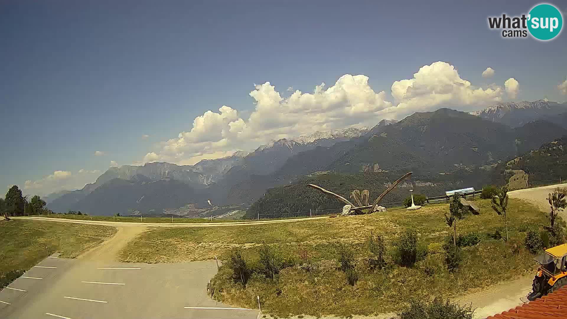 Touristenfarm Široko webcam Most na Soči