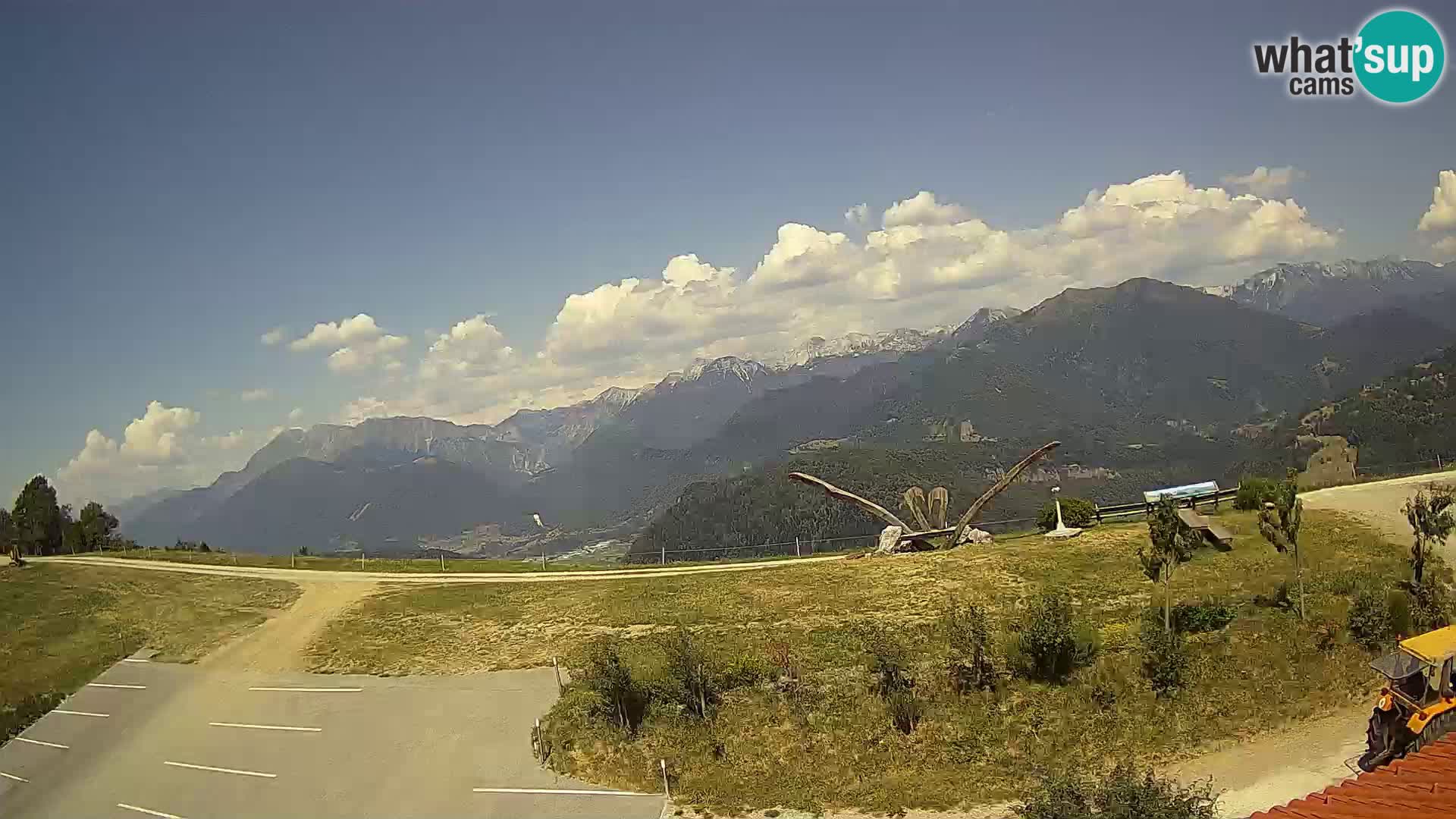 Fattoria agrituristica Široko webcam Most na Soči